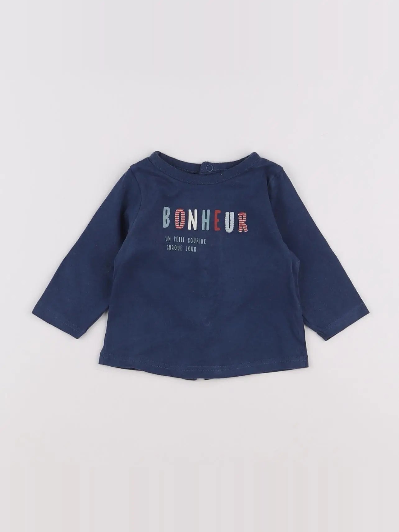 Tape à l'oeil - tee-shirt bleu - 3 mois
