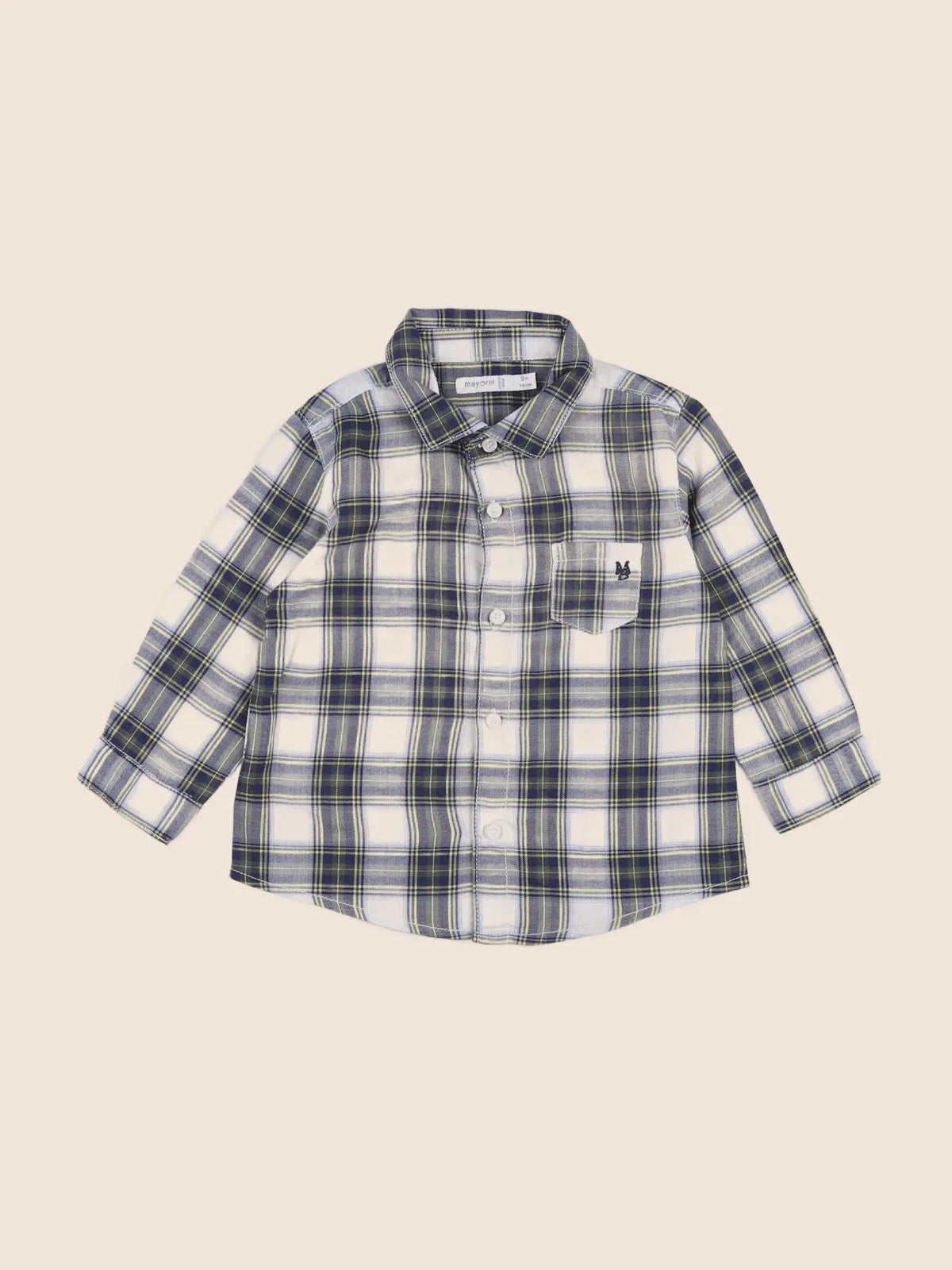 Mayoral - chemise multicolore - 9 mois