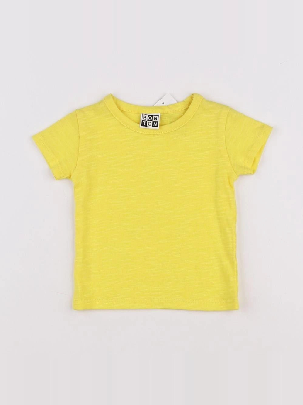 Bonton - tee-shirt jaune - 6 mois