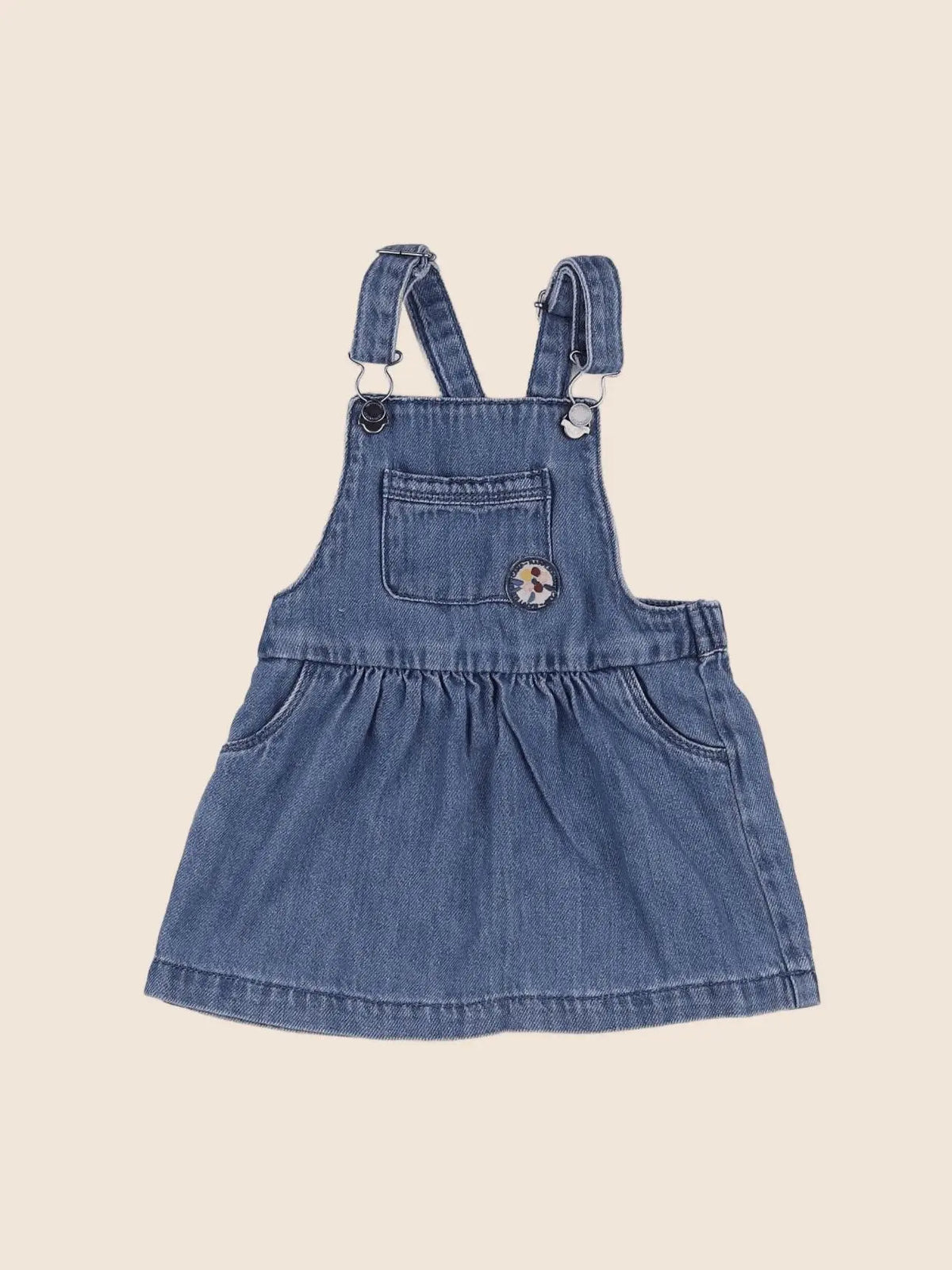 Vertbaudet - robe bleu - 12 mois