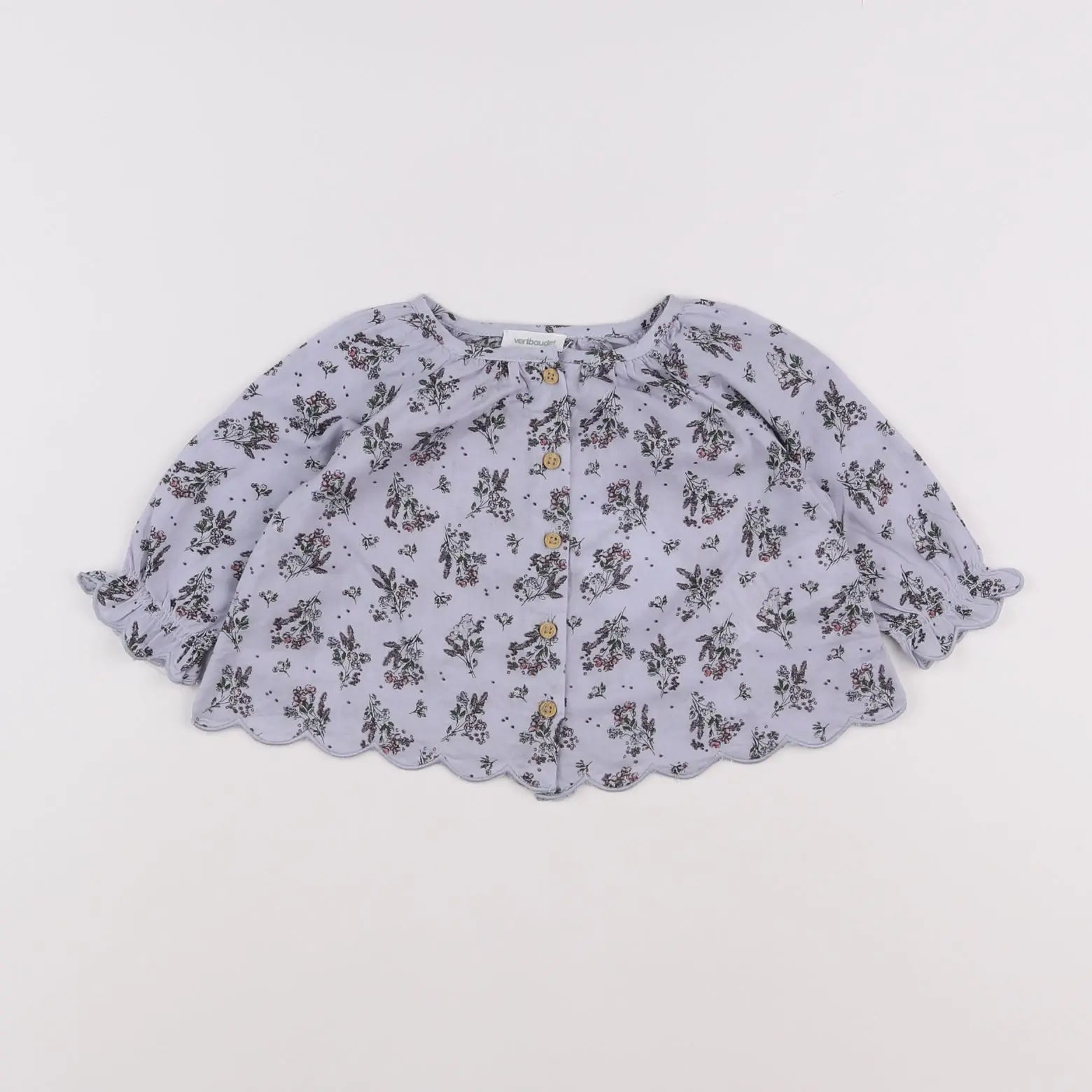 Vertbaudet - blouse multicolore - 3 mois