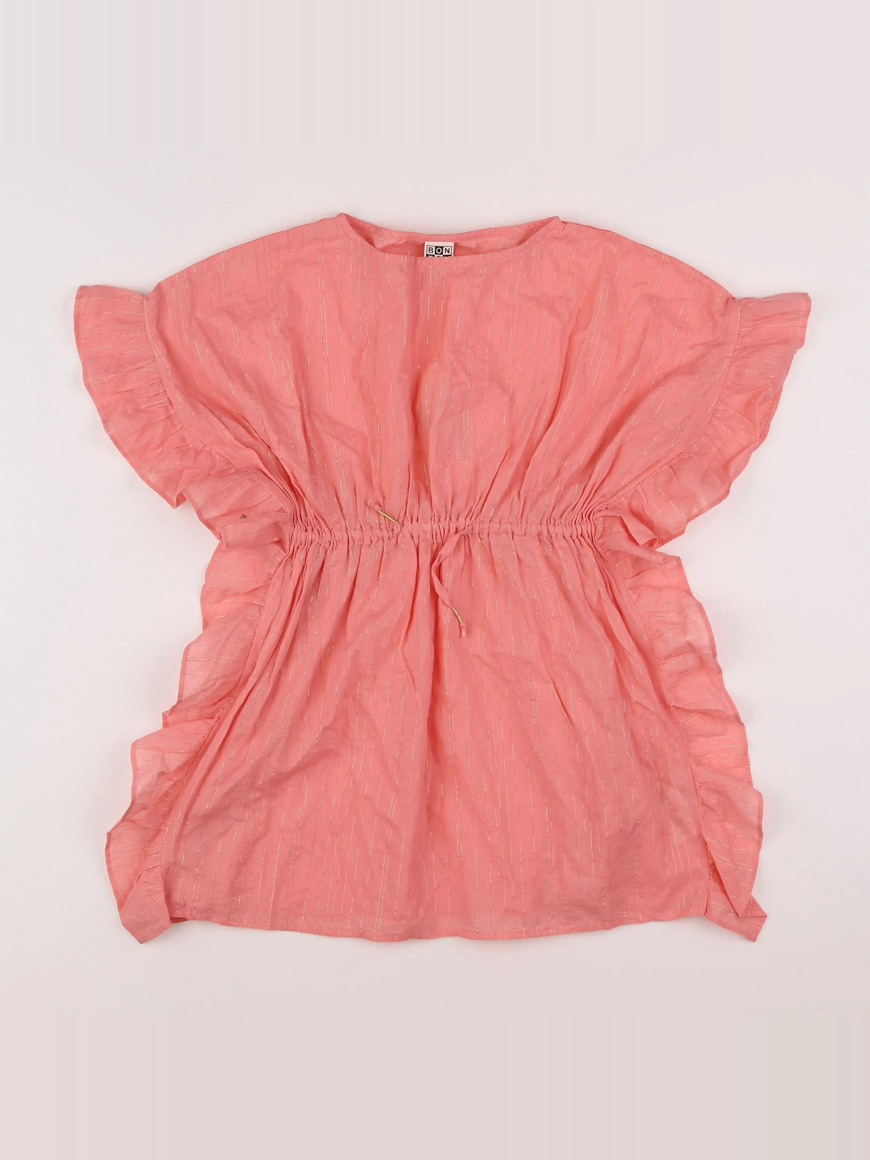 Bonton - blouse rose, or - 8 ans