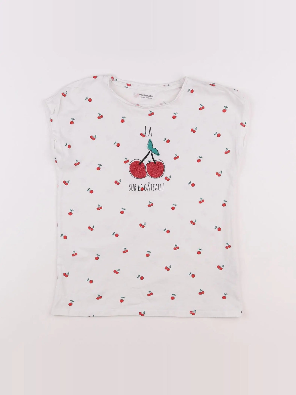 Vertbaudet - tee-shirt multicolore - 10 ans