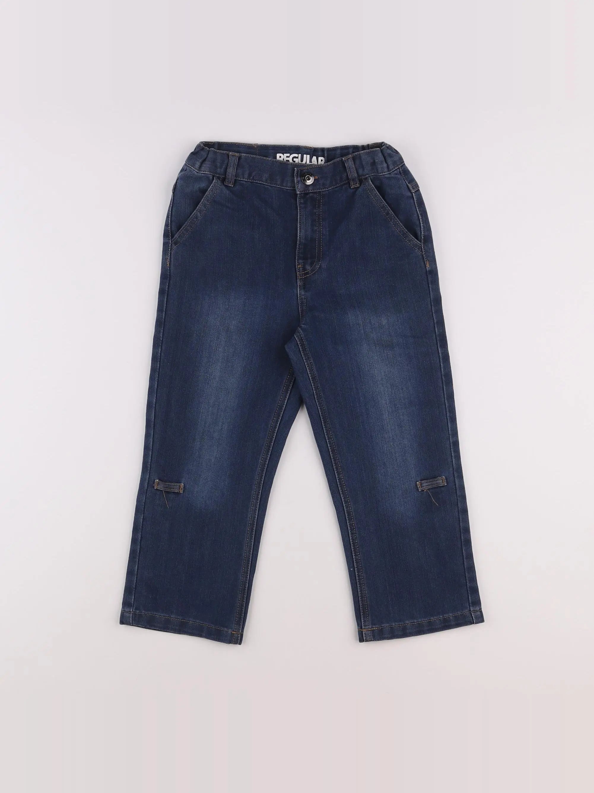 Vertbaudet - pantacourt bleu - 9 ans