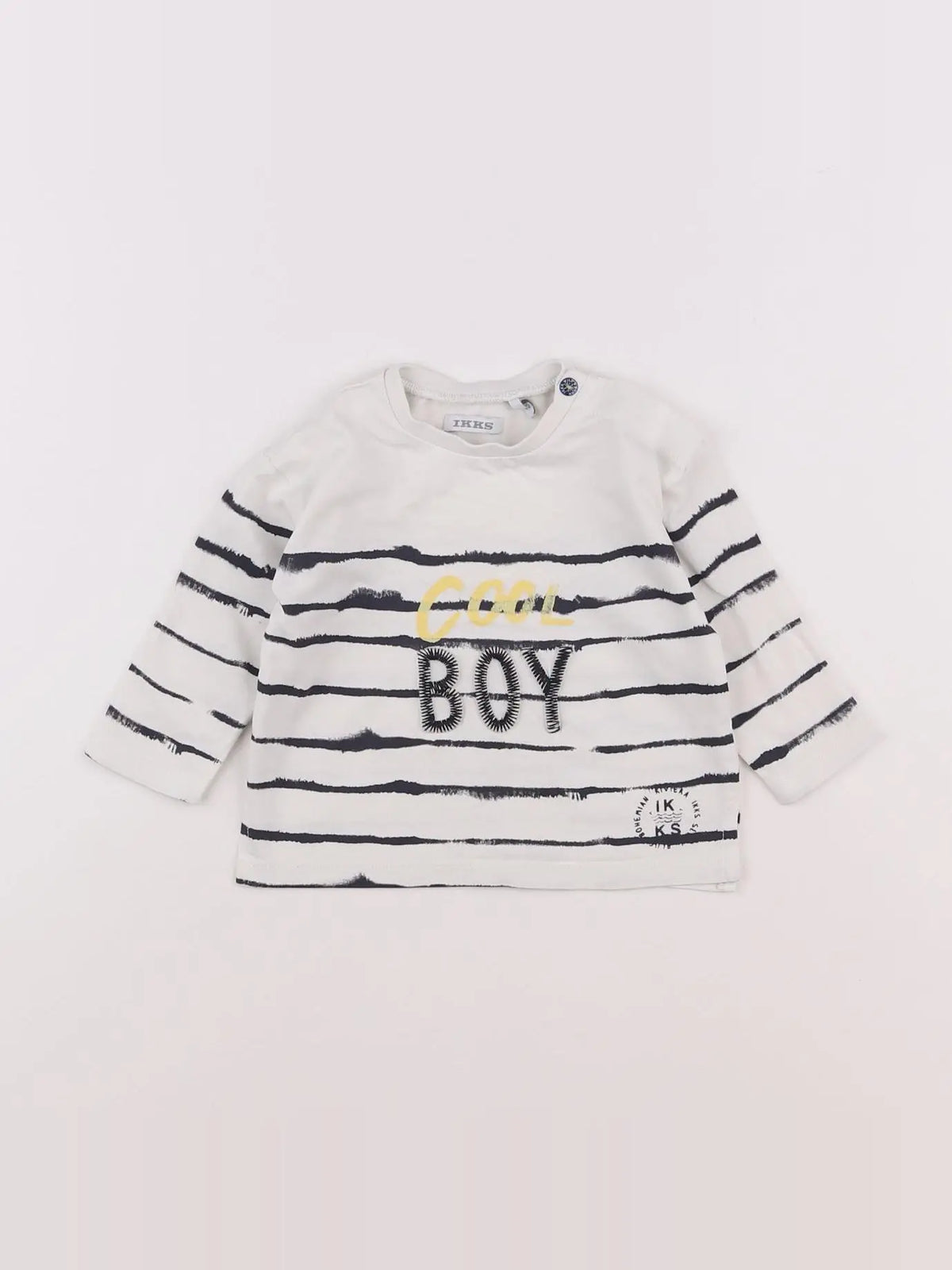 IKKS - tee-shirt blanc - 6 mois