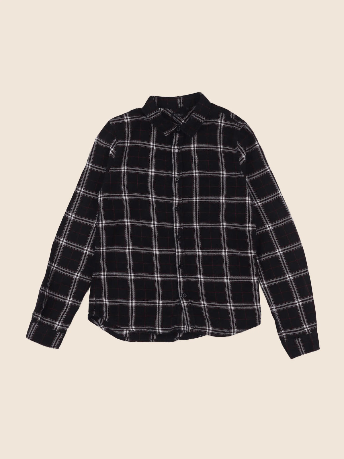 IKKS - chemise noir, rouge - 12 ans