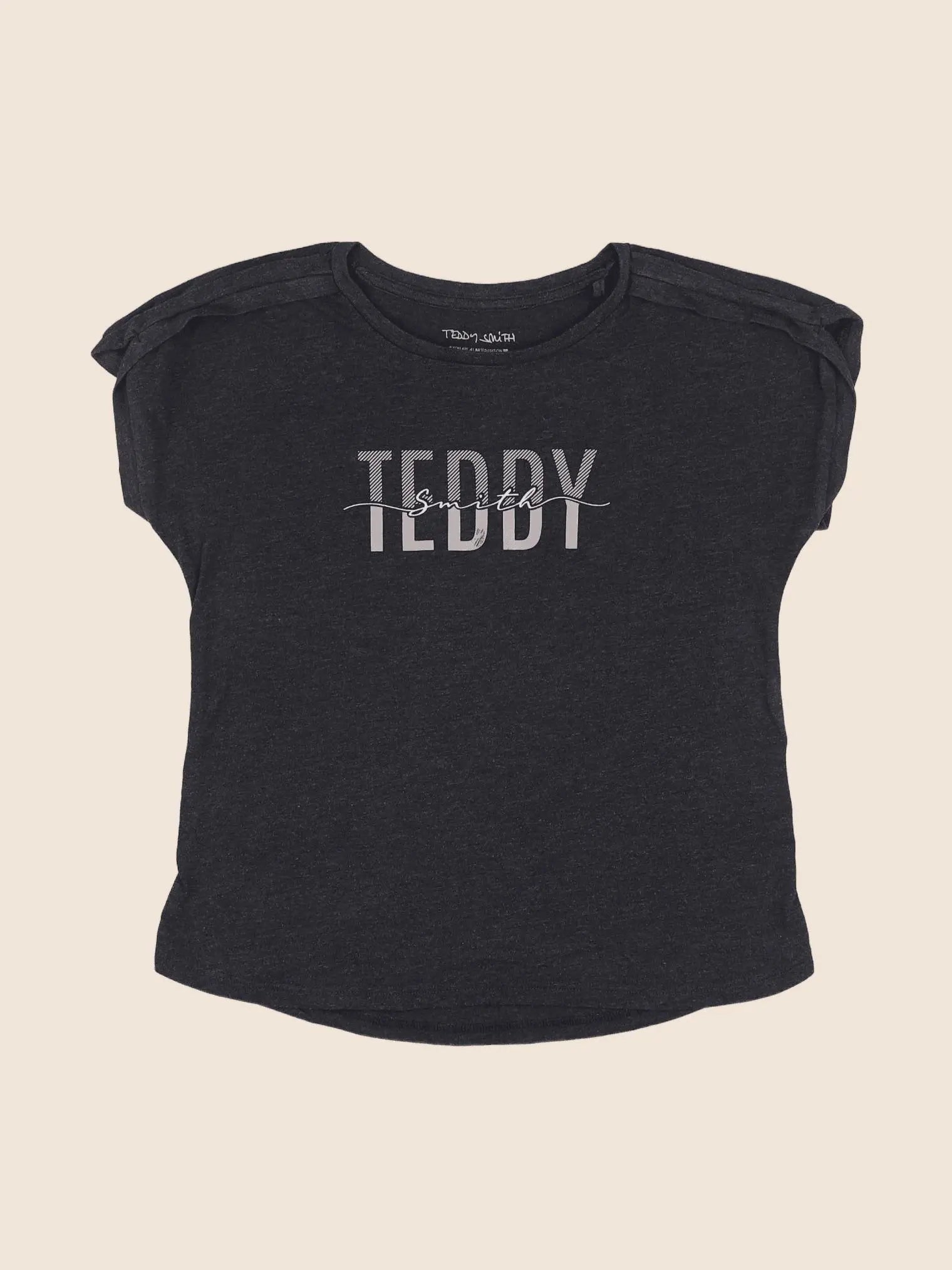 Teddy Smith - tee-shirt gris - 10 ans