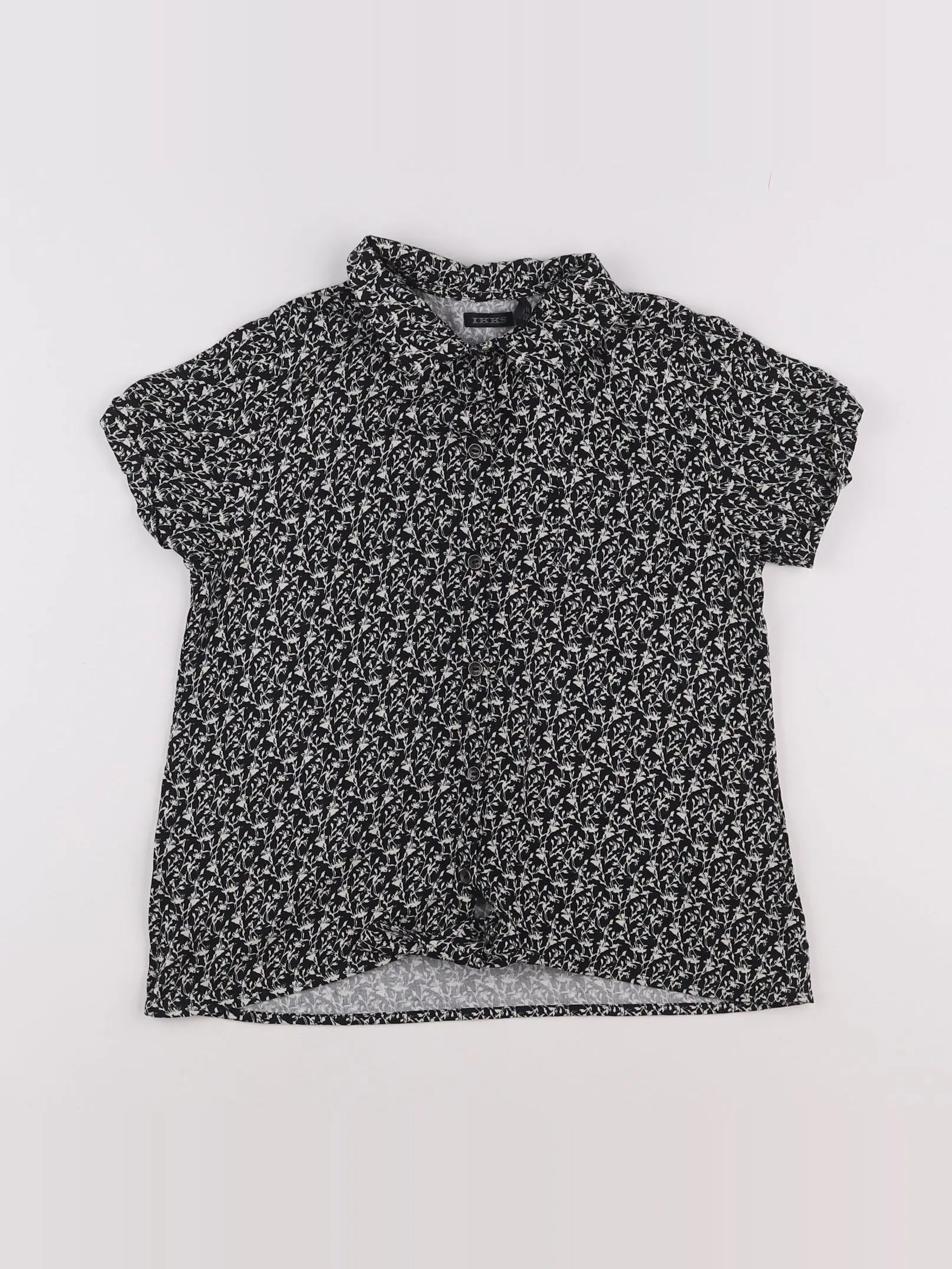 IKKS - chemise noir - 8 ans