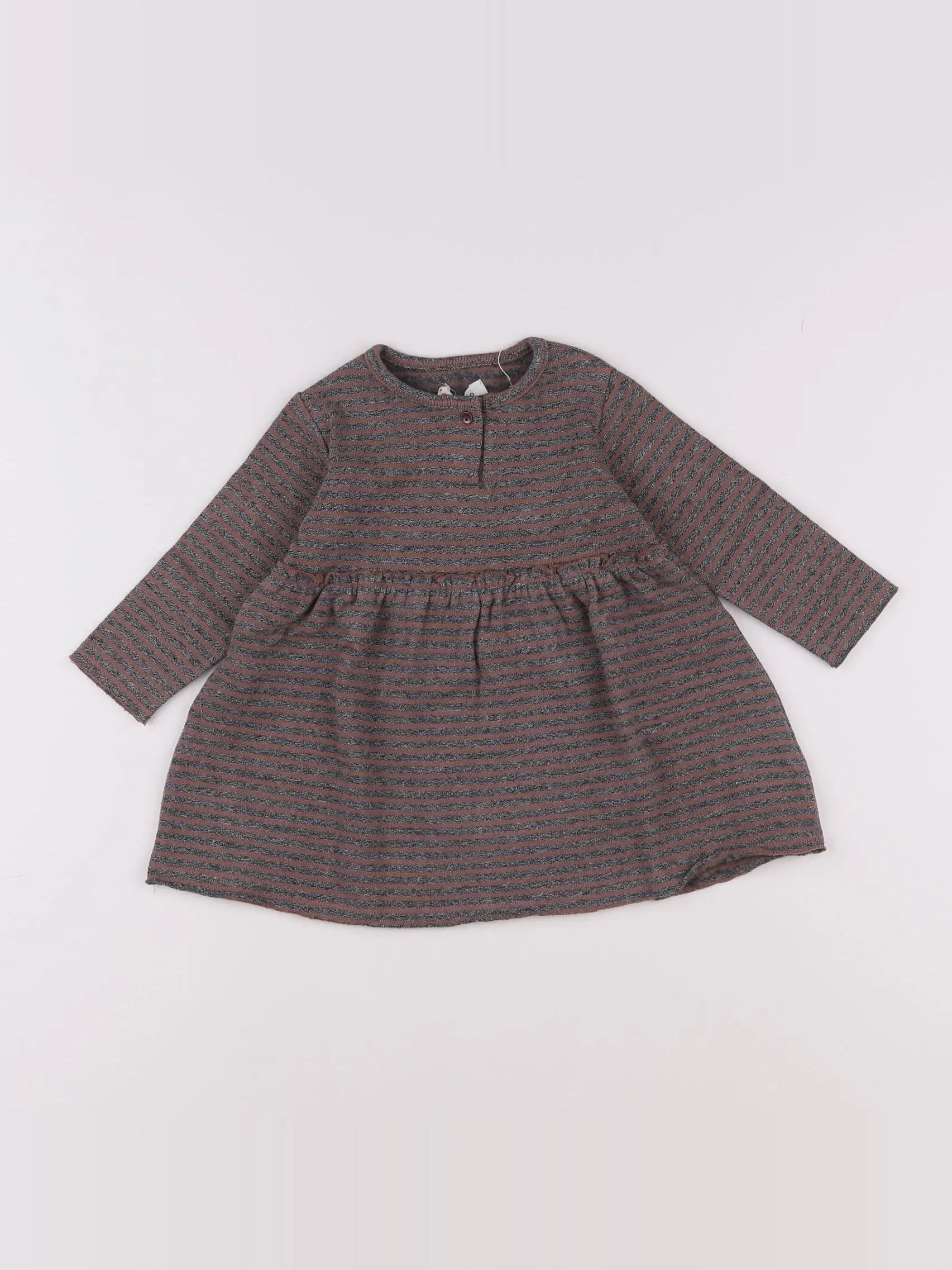 Play Up - robe marron - 9 mois