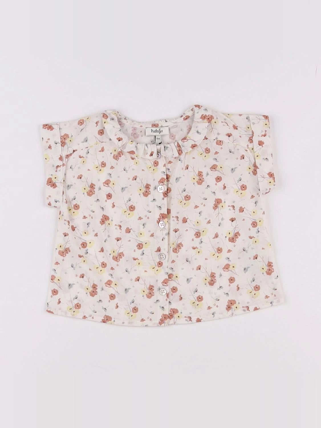 Natalys - blouse multicolore - 6 mois