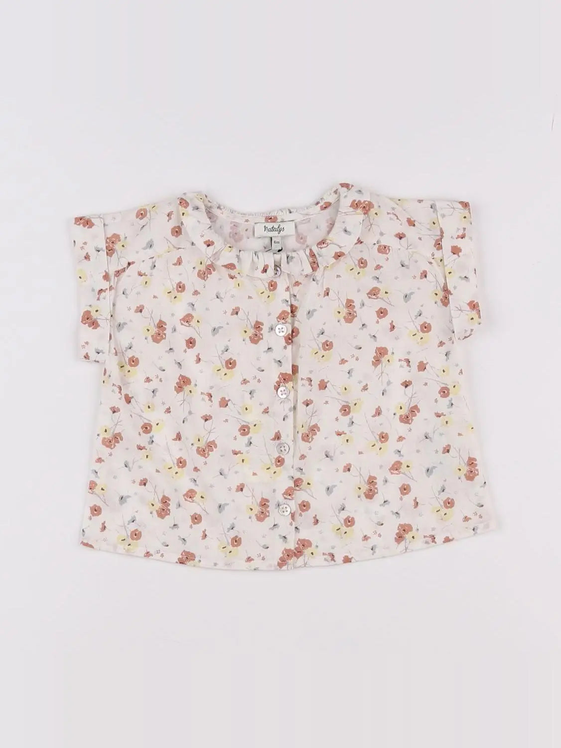 Natalys - blouse multicolore - 6 mois
