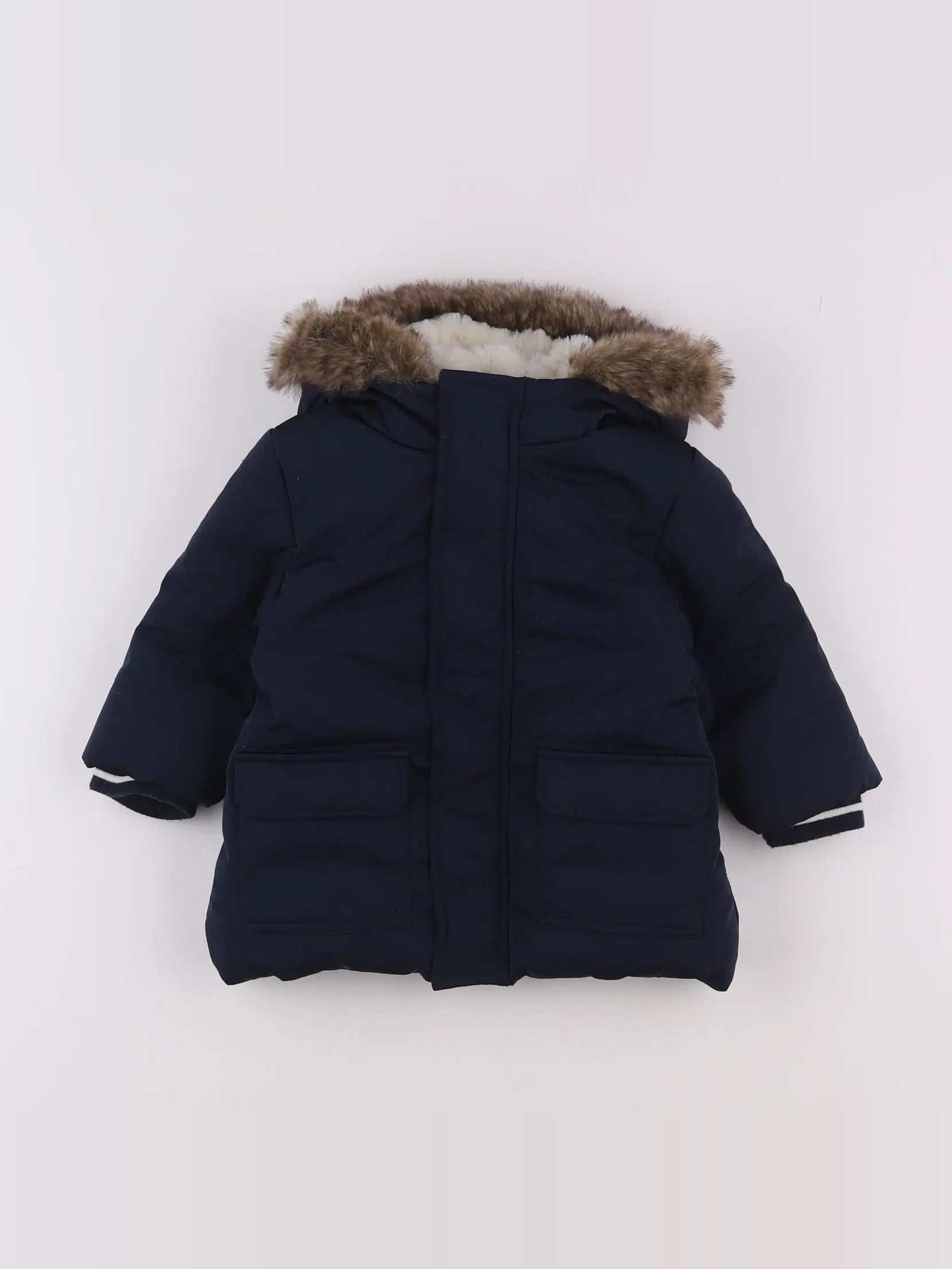 Boutchou - parka bleu - 12 mois