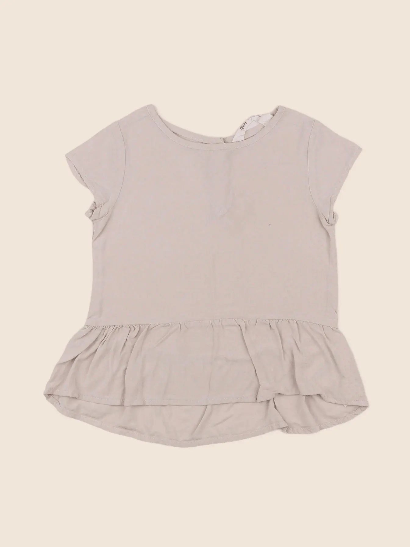 H&M - blouse beige - 4/5 ans