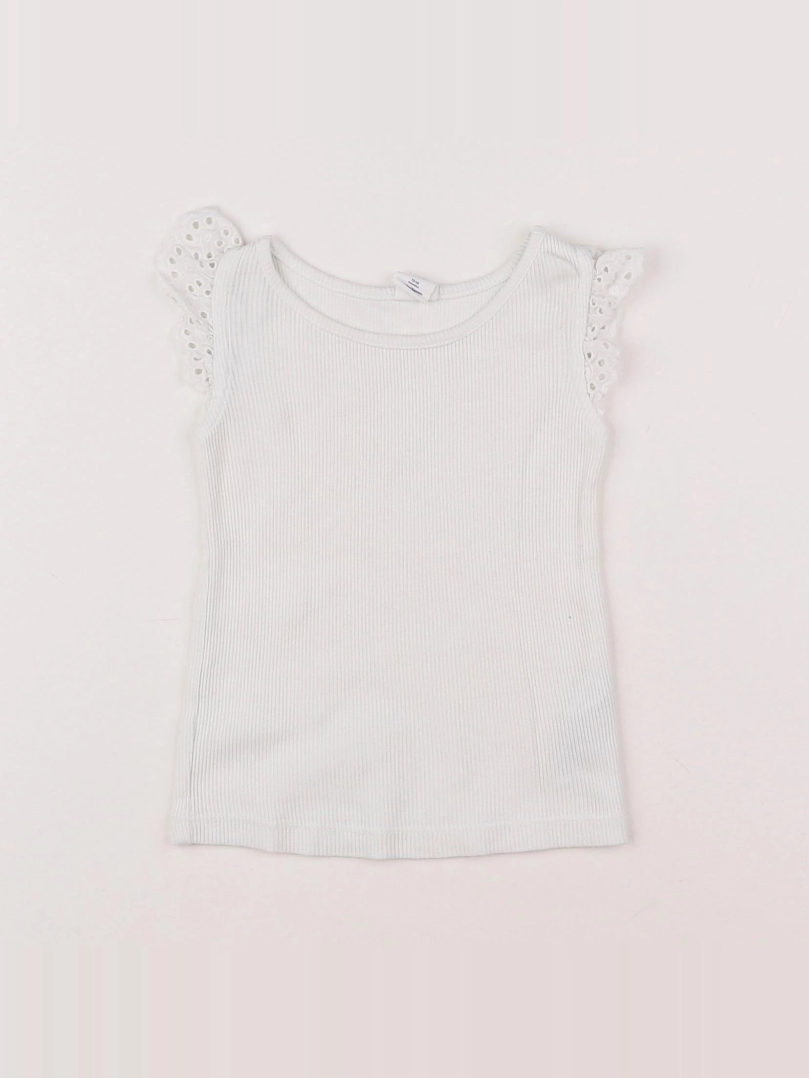 GAP - débardeur blanc - 12/18 mois