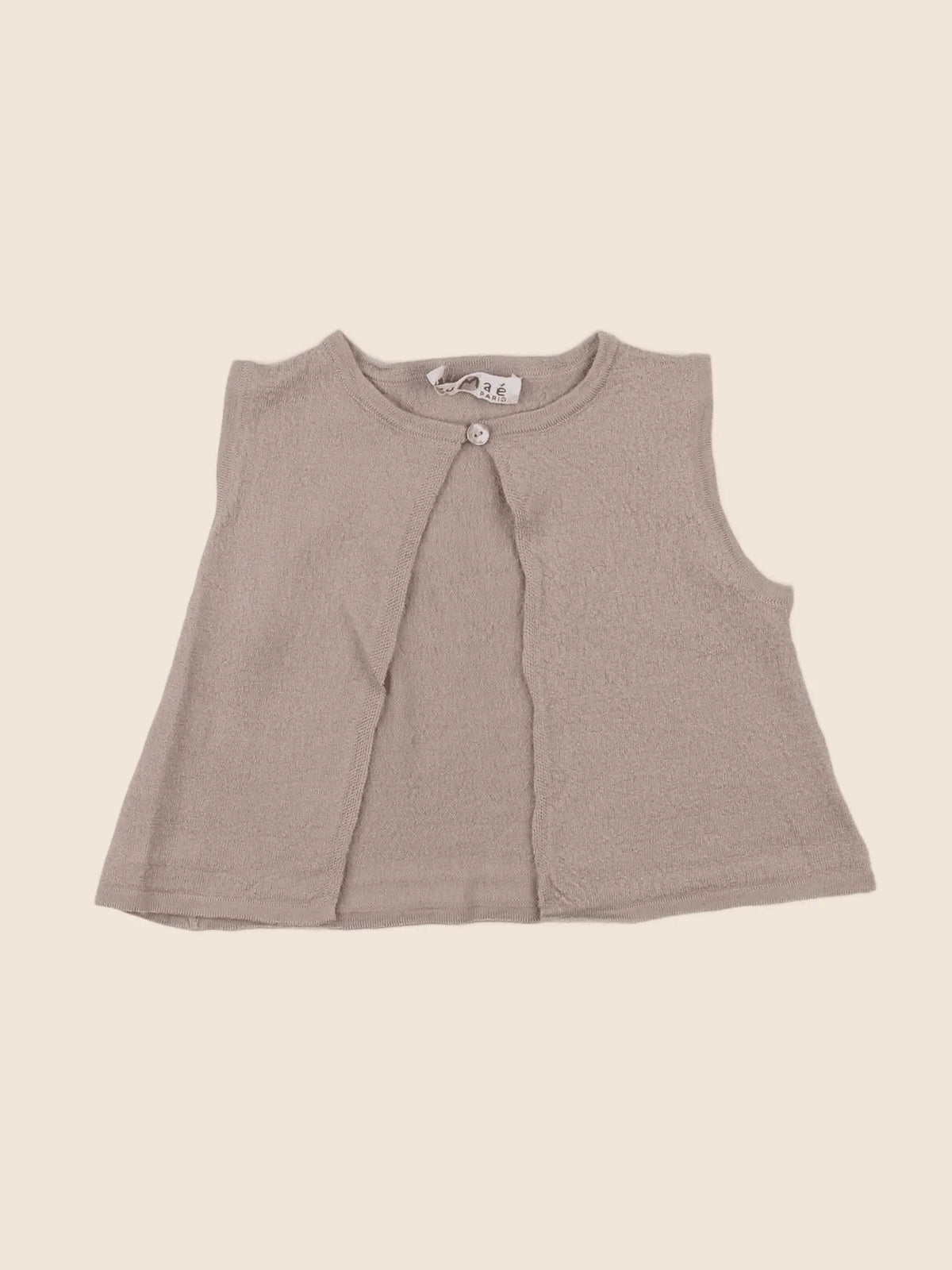 Numae - gilet beige - 9 mois