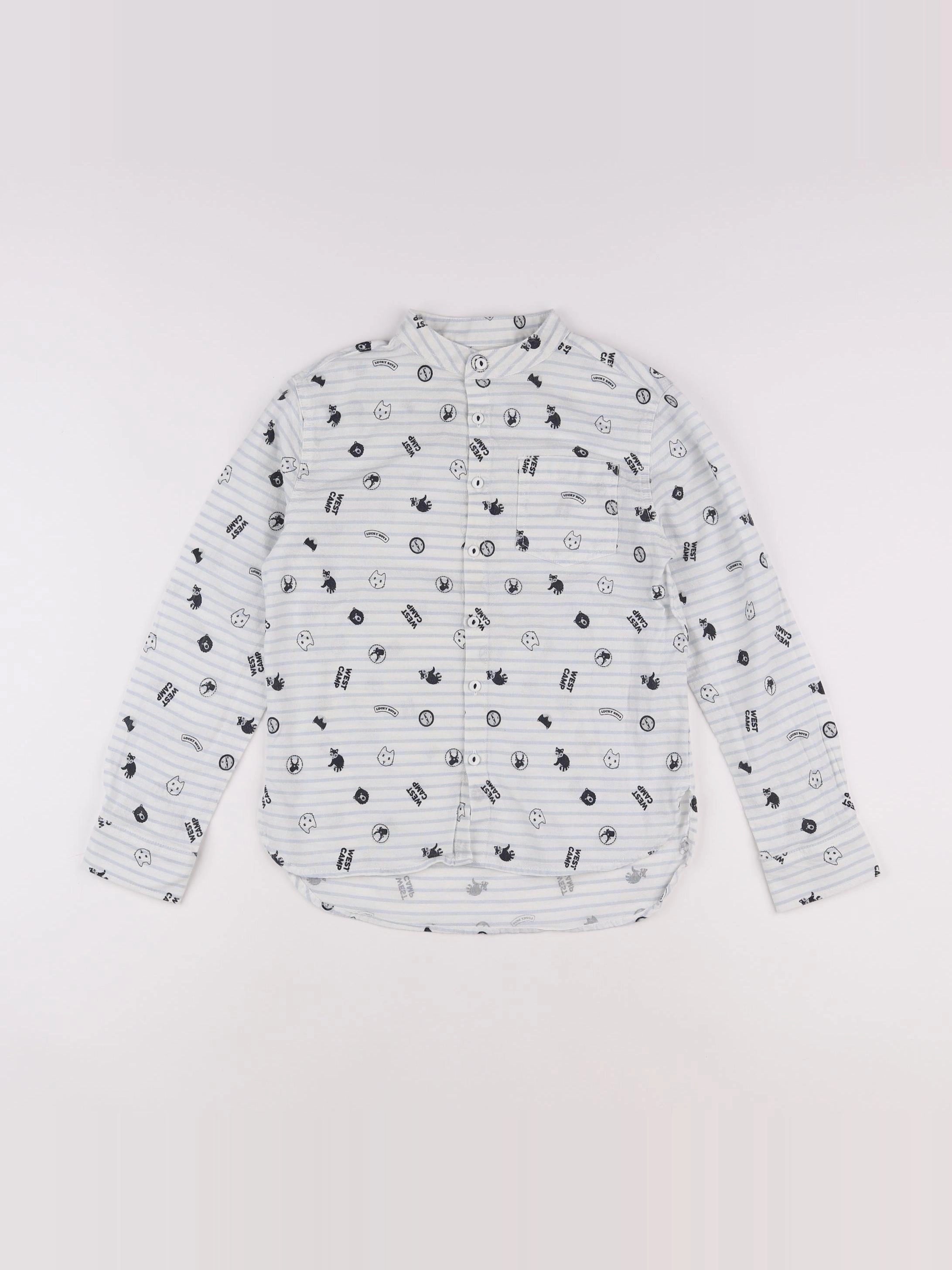 Monoprix - chemise blanc - 8 ans