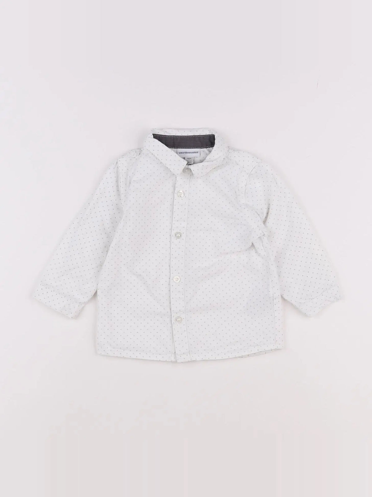 Vertbaudet - chemise blanc - 12 mois