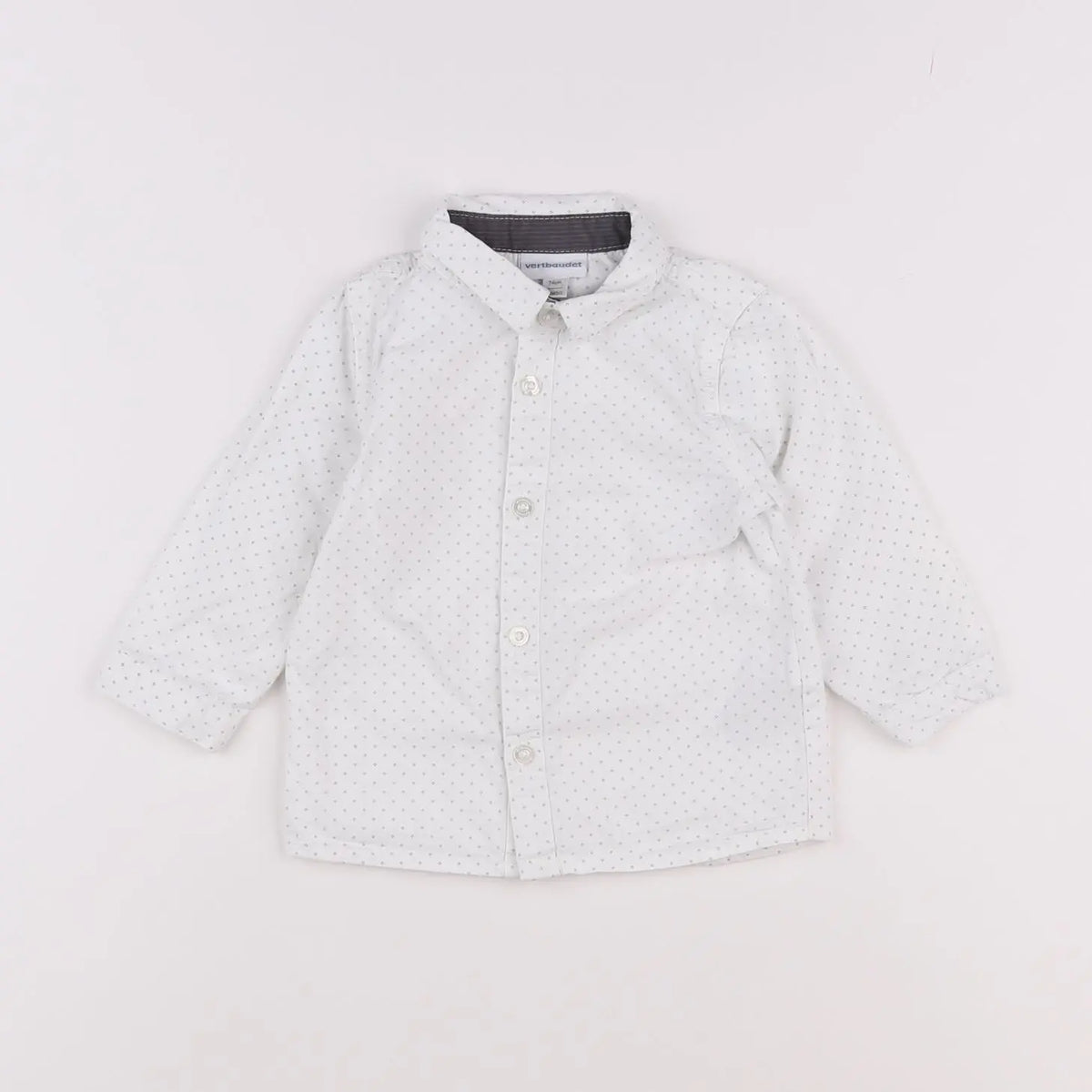 Vertbaudet - chemise blanc - 12 mois