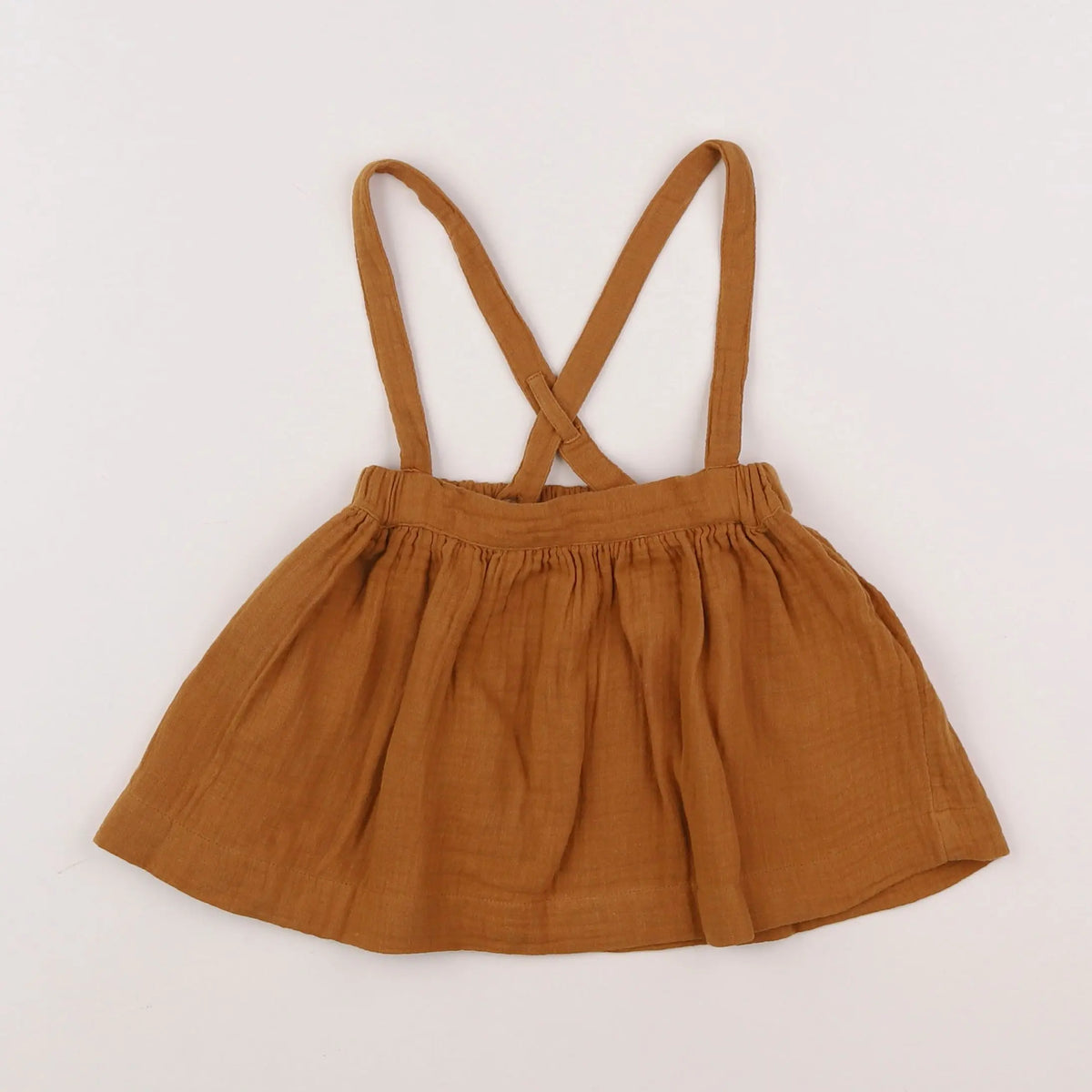 Vertbaudet - jupe marron - 18 mois