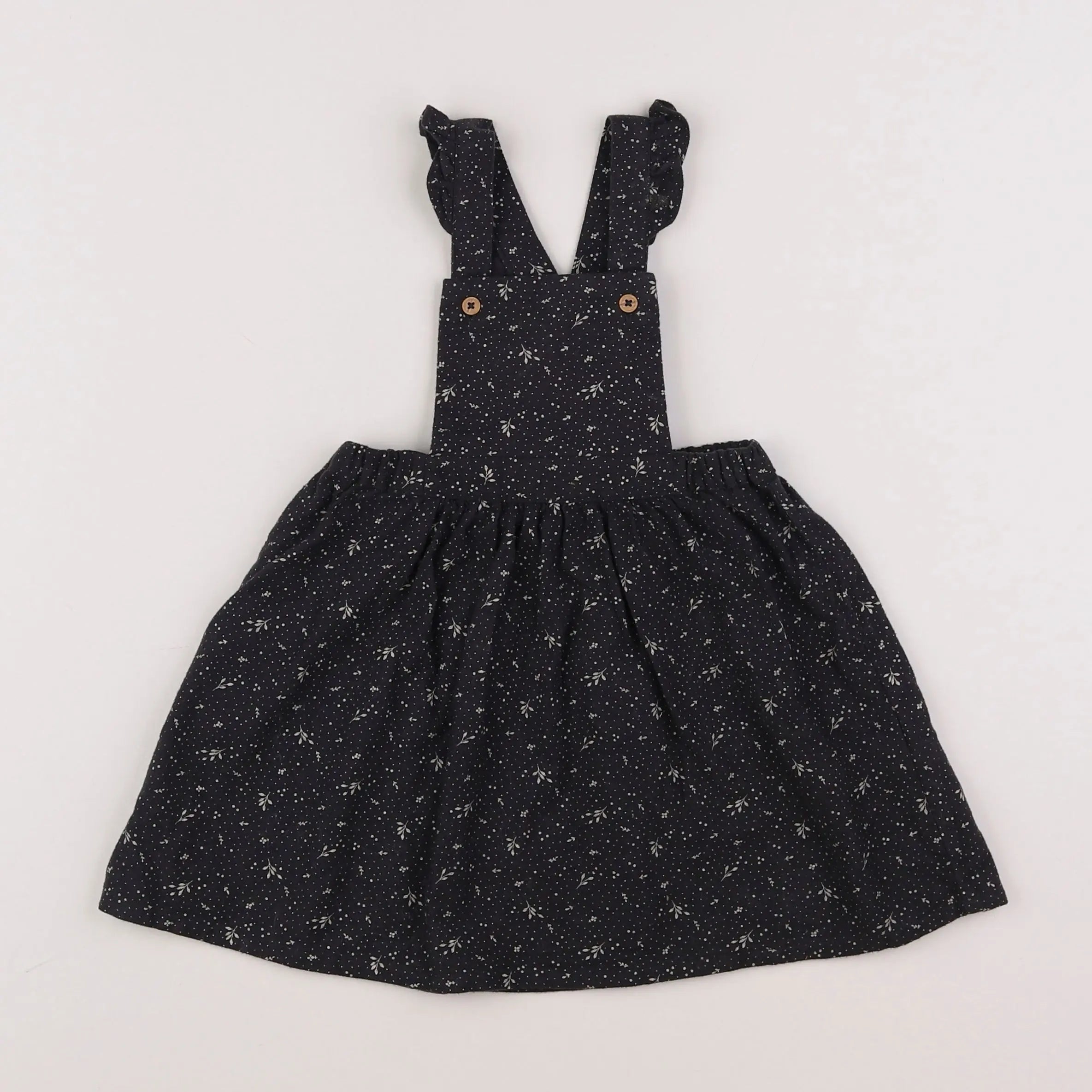 Vertbaudet - robe gris - 18 mois