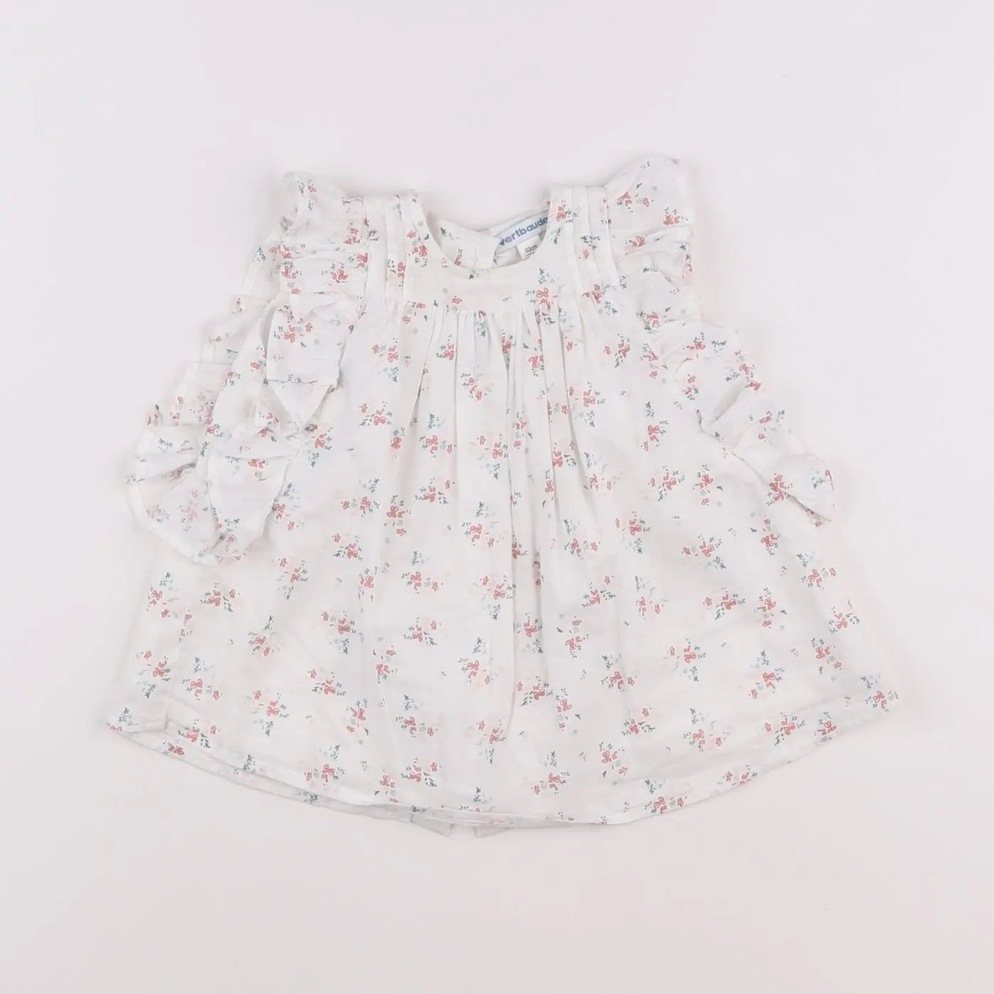 Vertbaudet - robe blanc - 3 mois