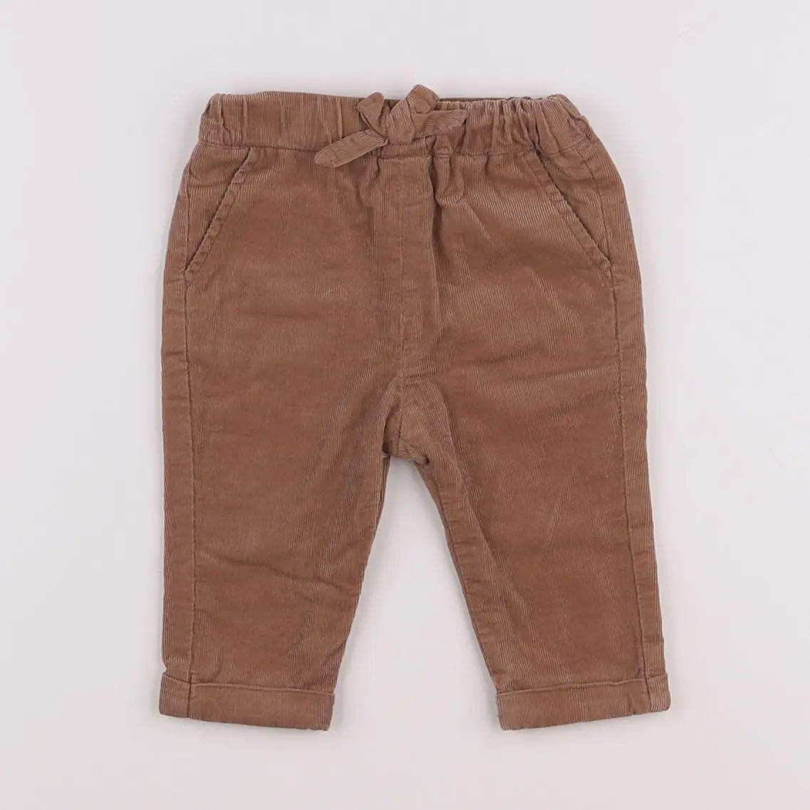 Vertbaudet - pantalon marron - 6 mois