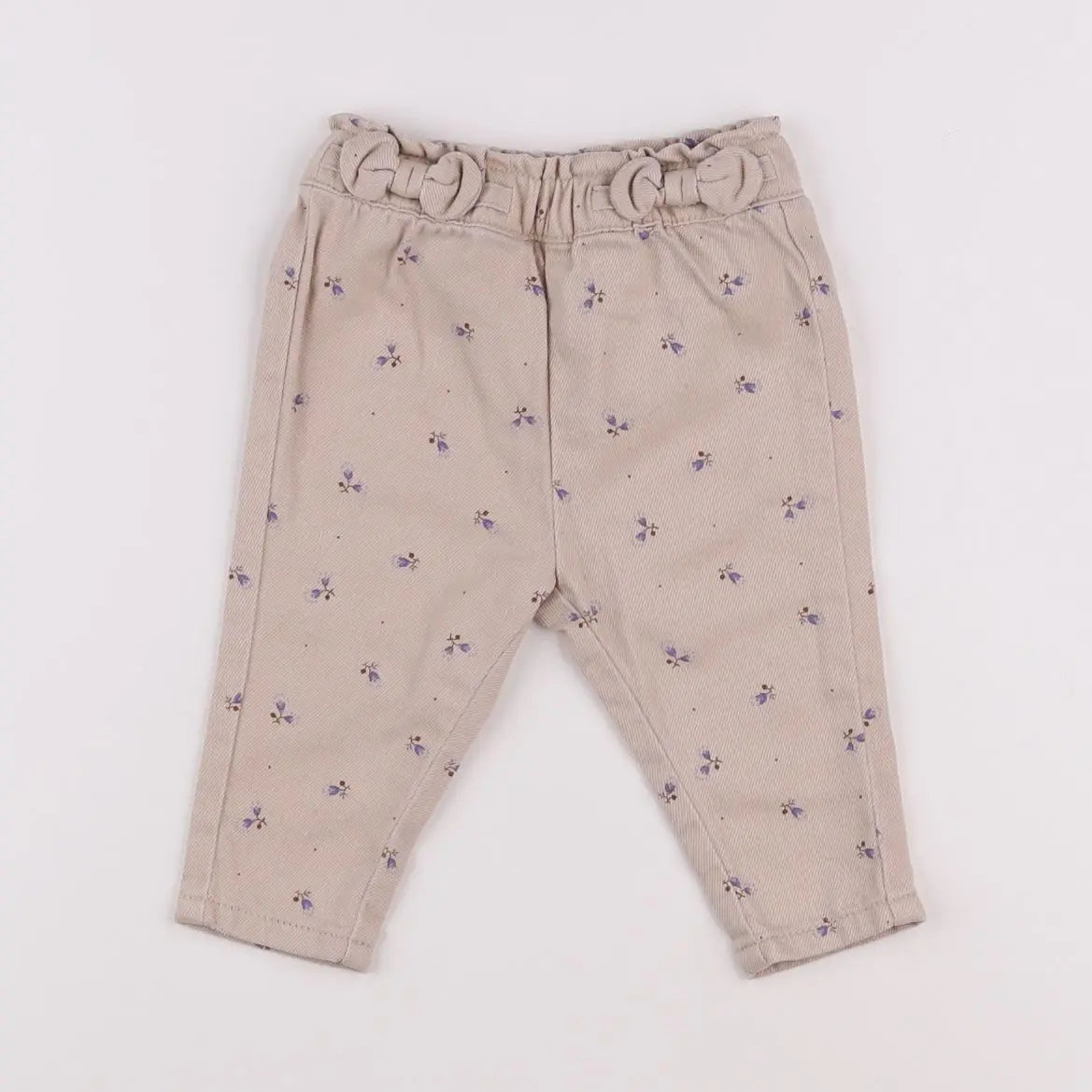 Vertbaudet - jean beige - 6 mois