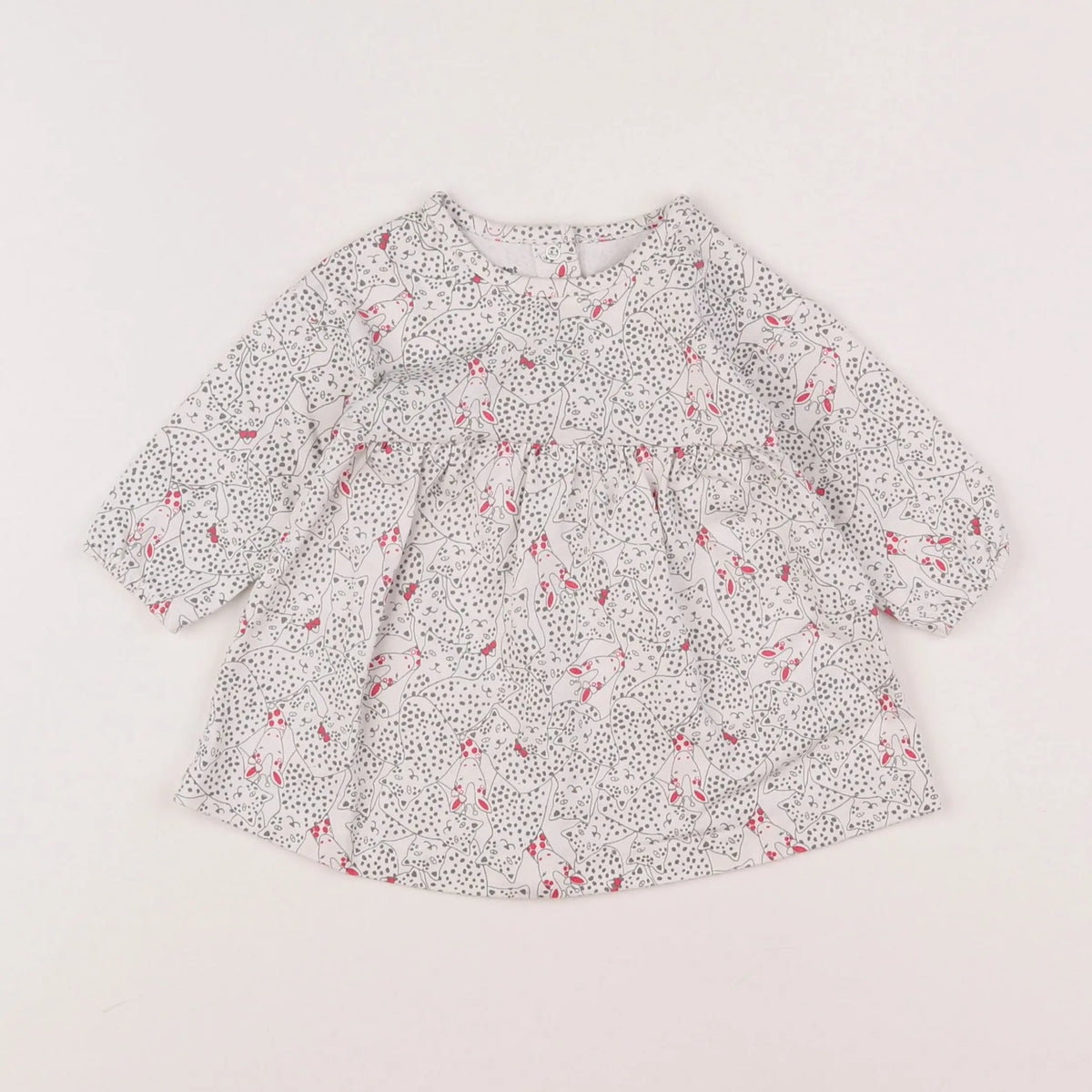 Vertbaudet - robe blanc - 6 mois