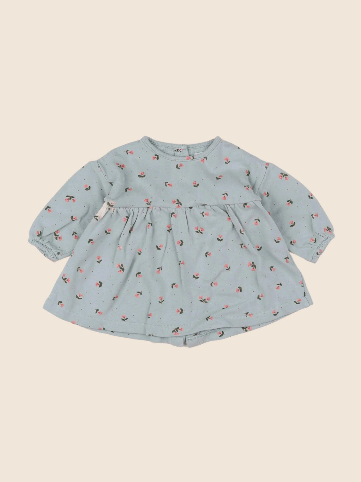 Vertbaudet - robe vert - 6 mois