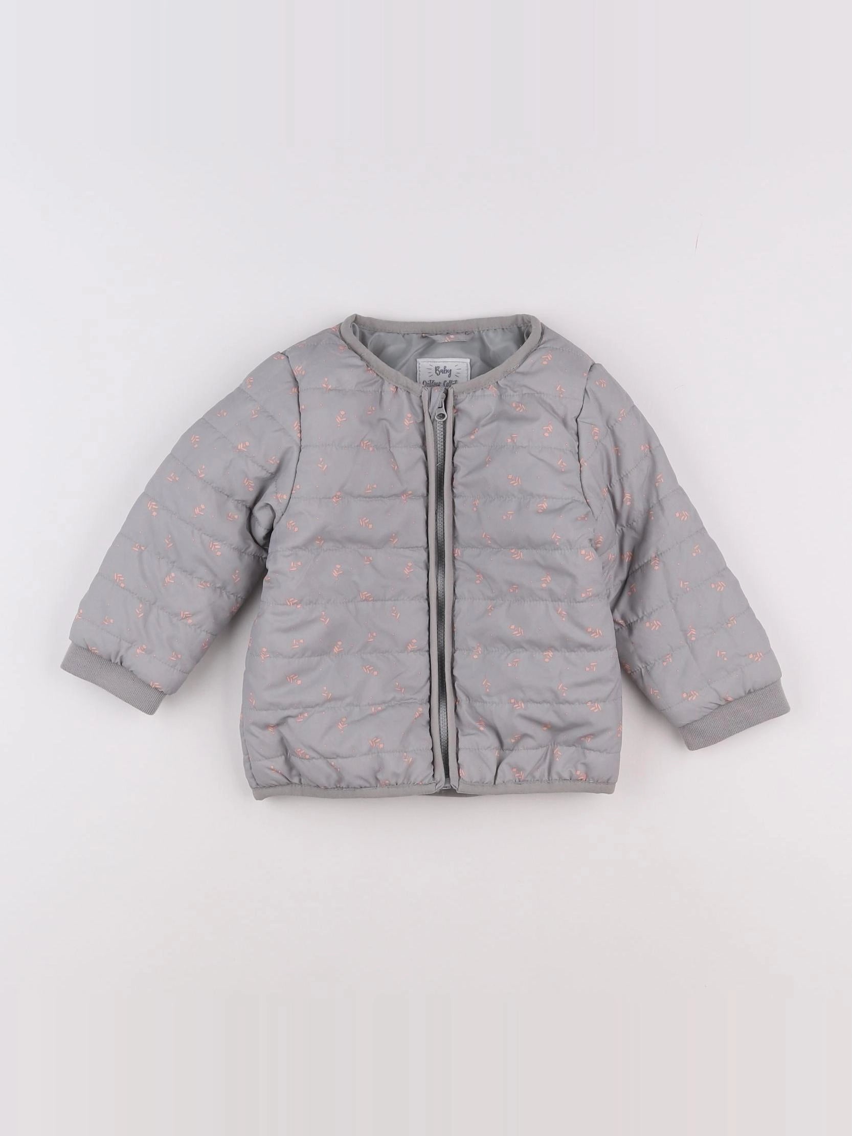 Vertbaudet - doudoune gris - 2 ans