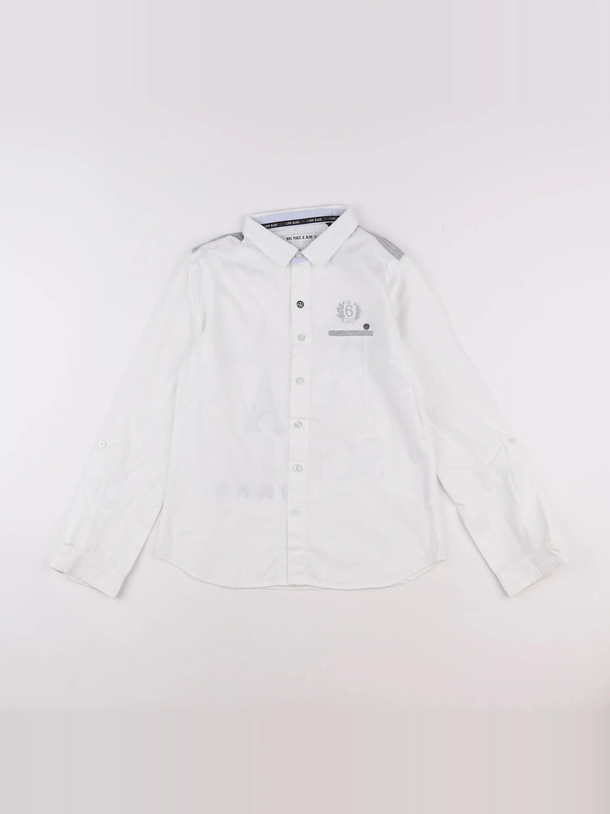IKKS - chemise blanc - 10 ans