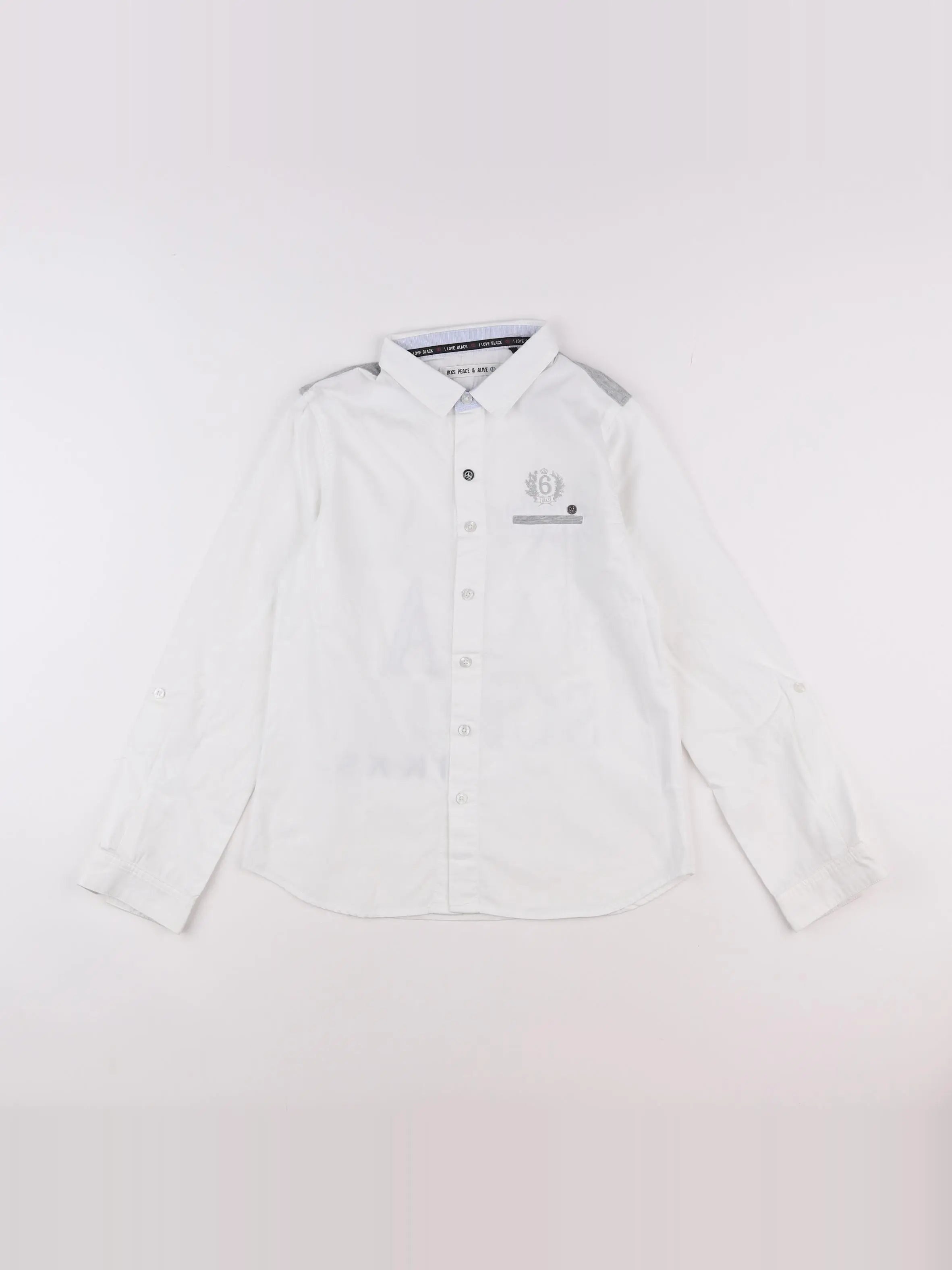IKKS - chemise blanc - 10 ans