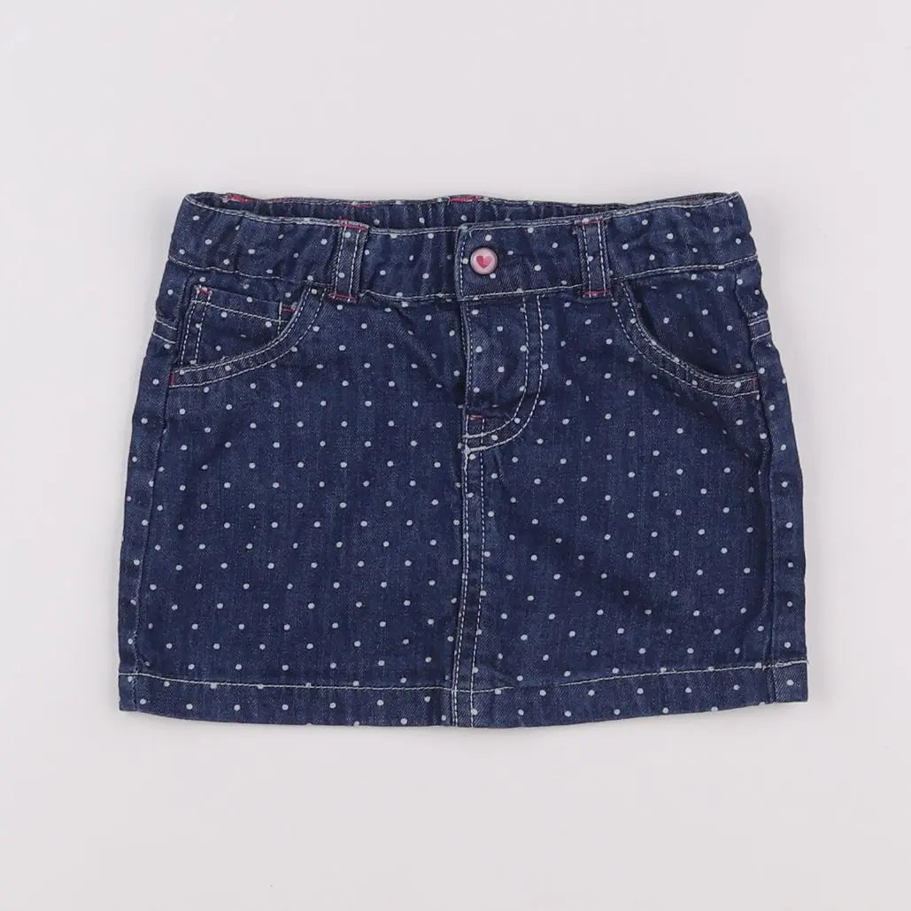 Vertbaudet - jupe bleu - 18 mois