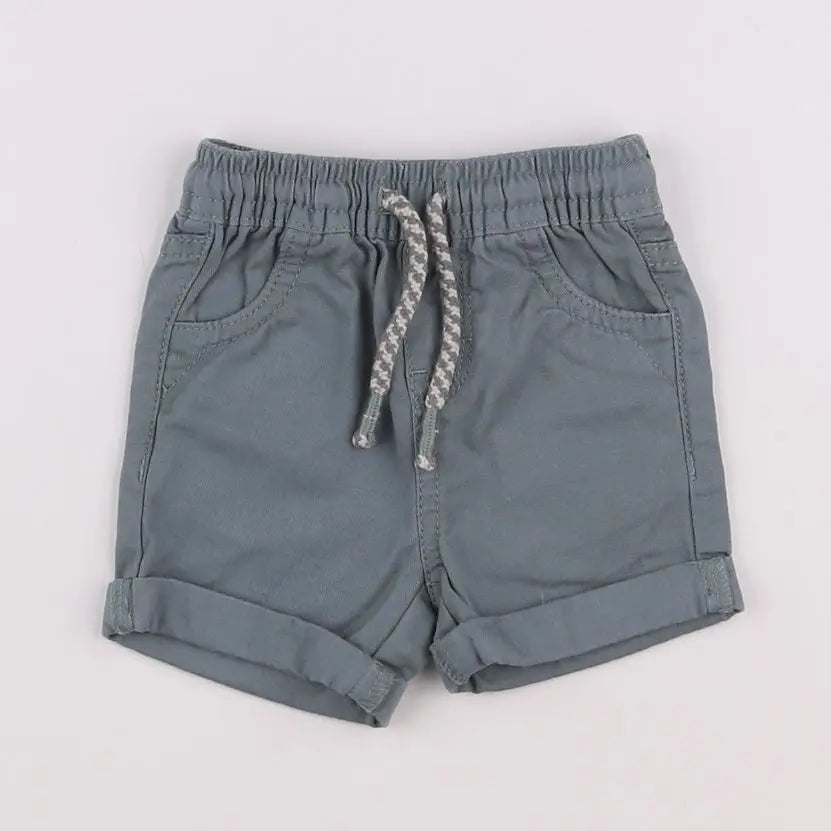 Vertbaudet - short bleu - 3 mois