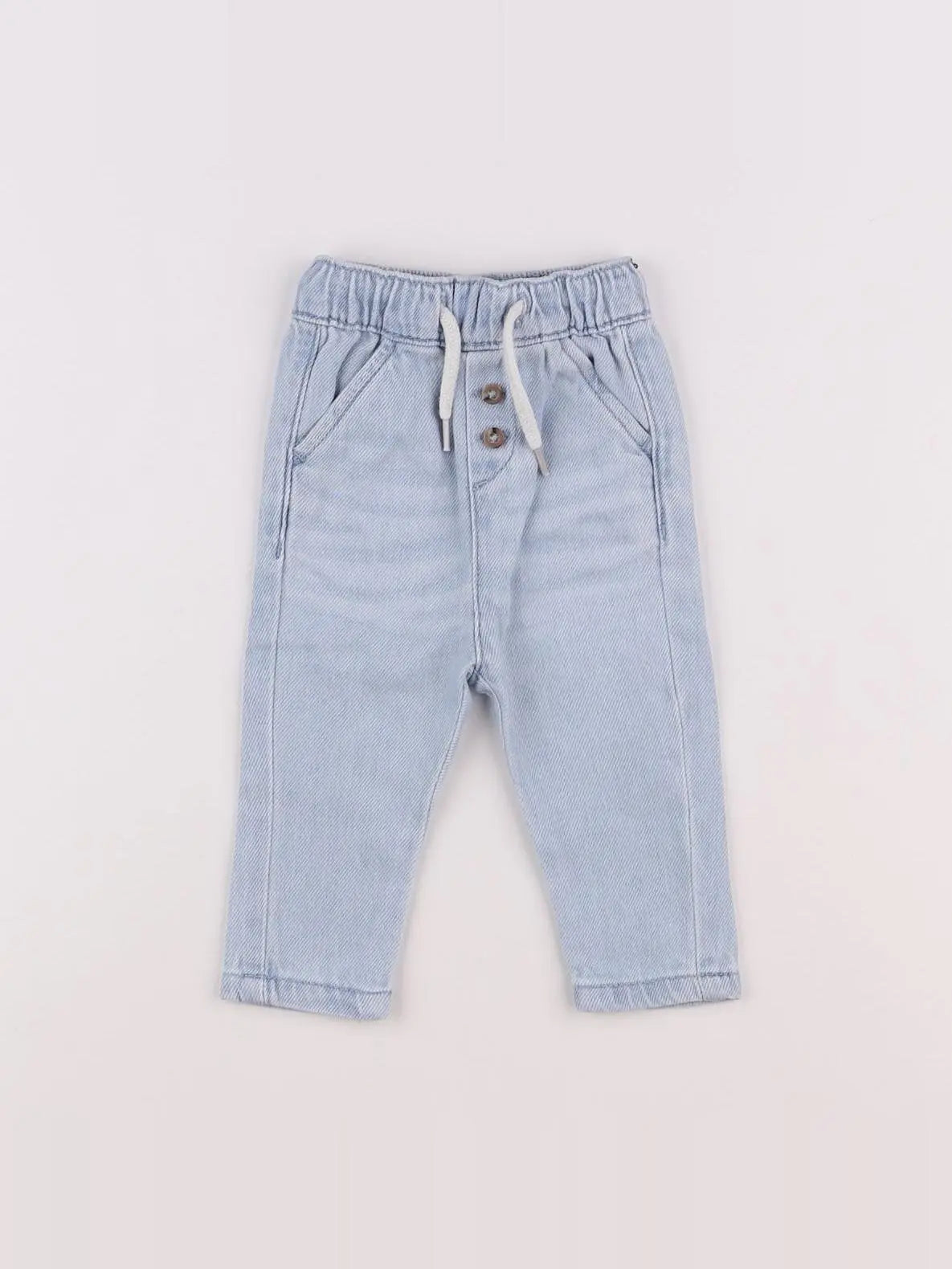 Vertbaudet - pantalon bleu - 3 mois