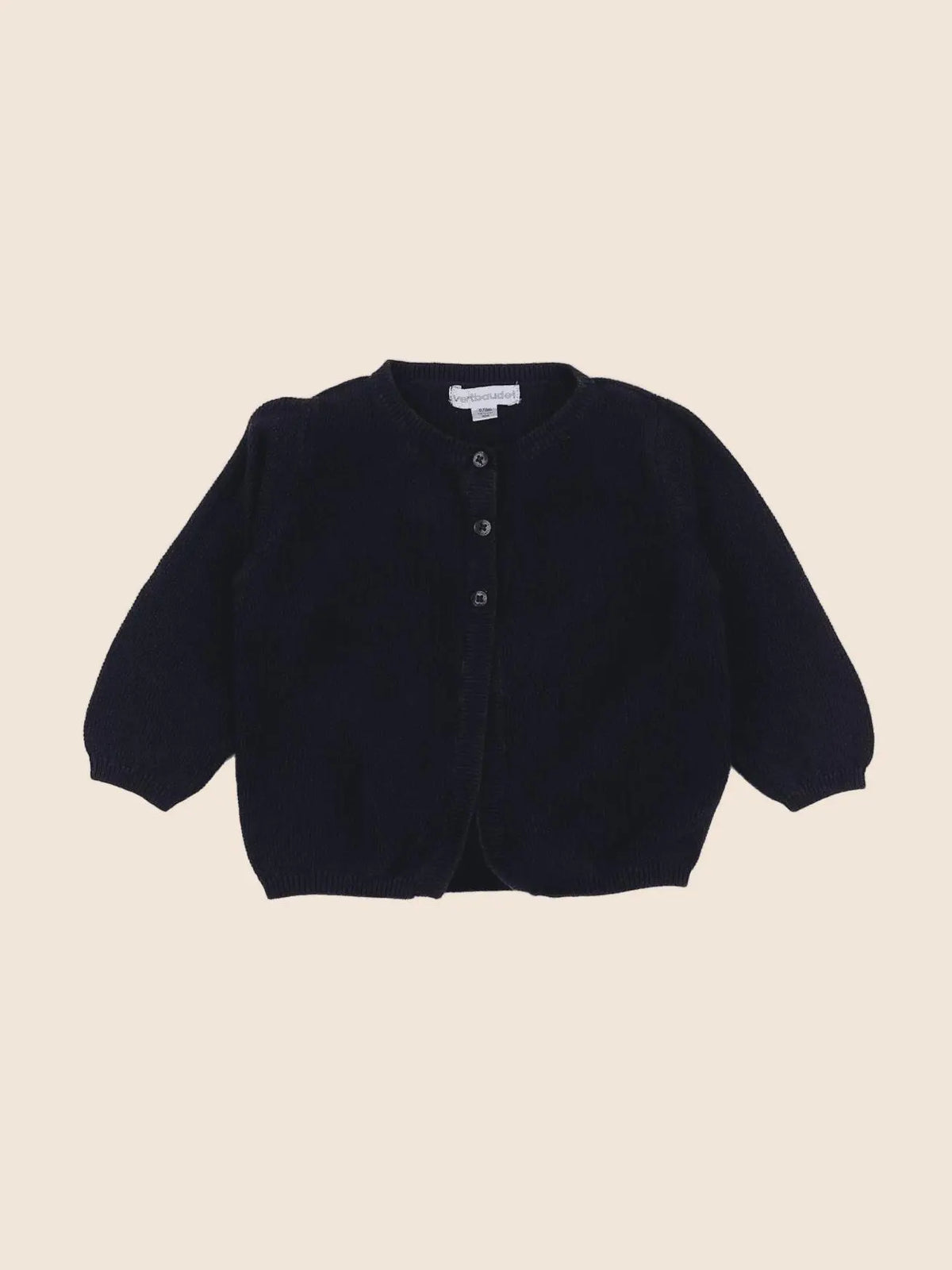 Vertbaudet - gilet bleu - 6 mois