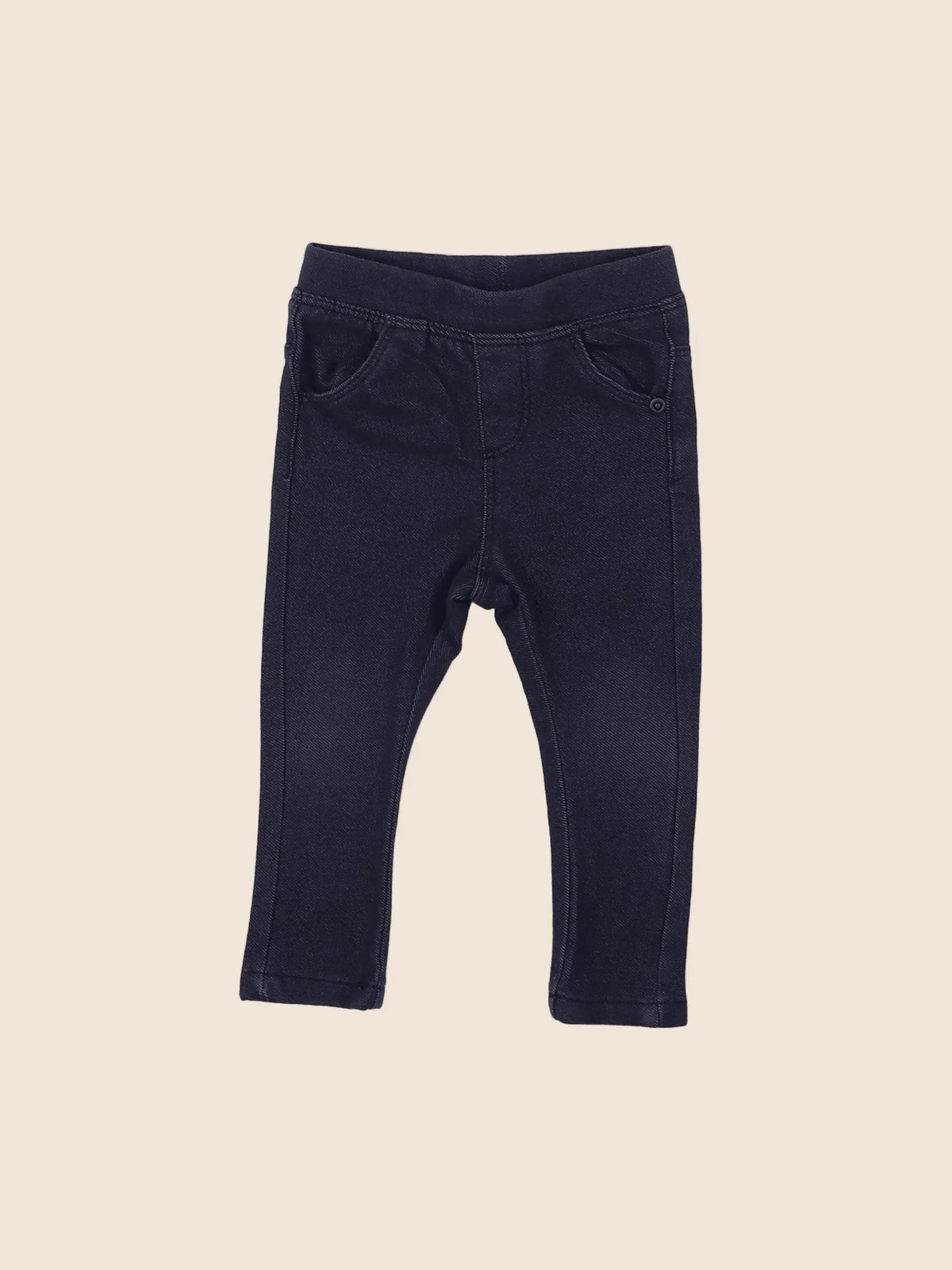Vertbaudet - jegging bleu - 9 mois