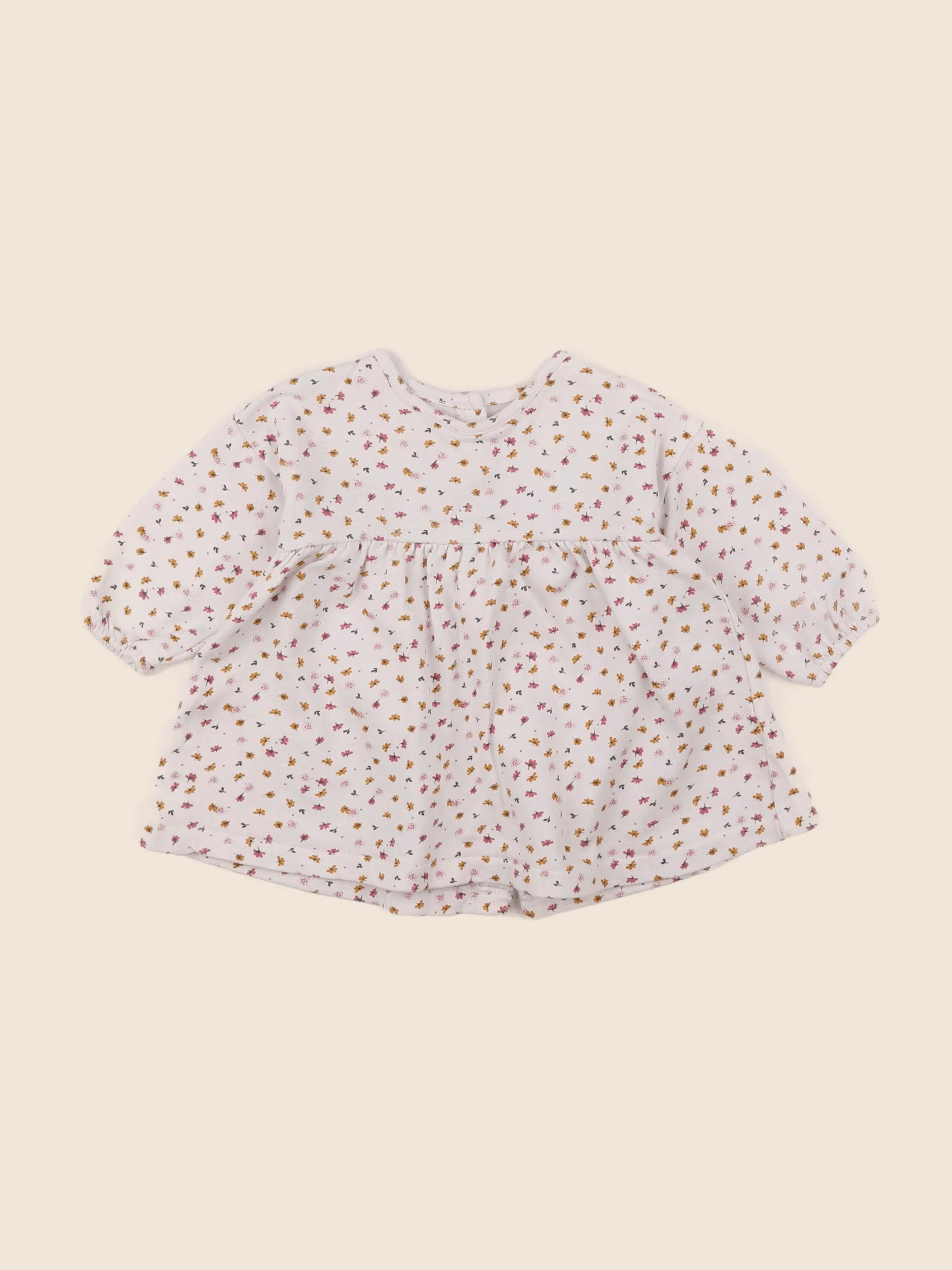 Vertbaudet - robe multicolore - 9 mois