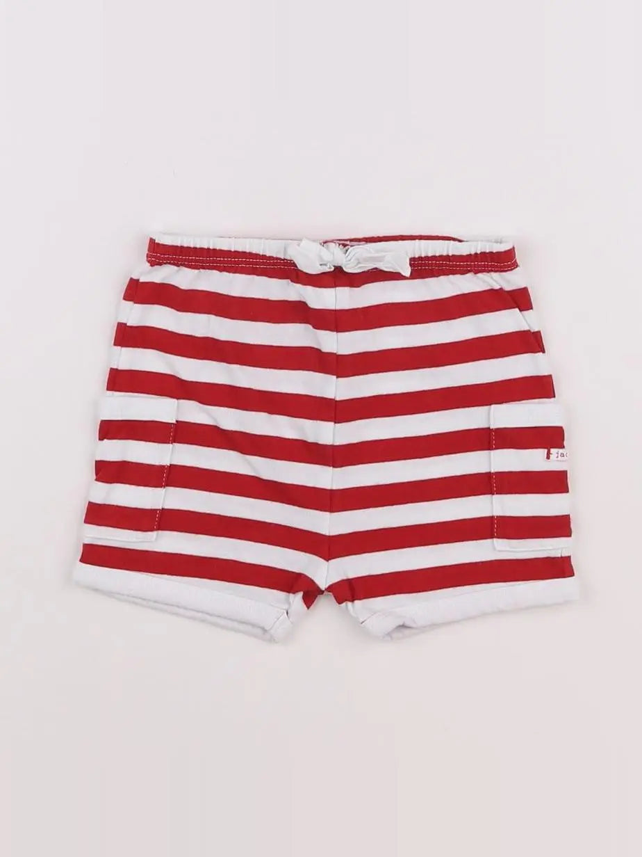 Jacadi - short rouge - 6 mois