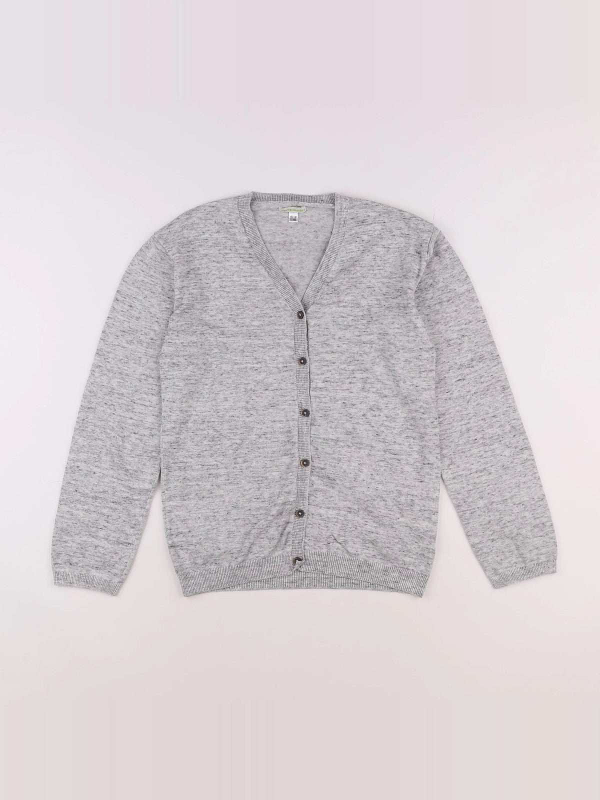 Vertbaudet - gilet gris - 12 ans