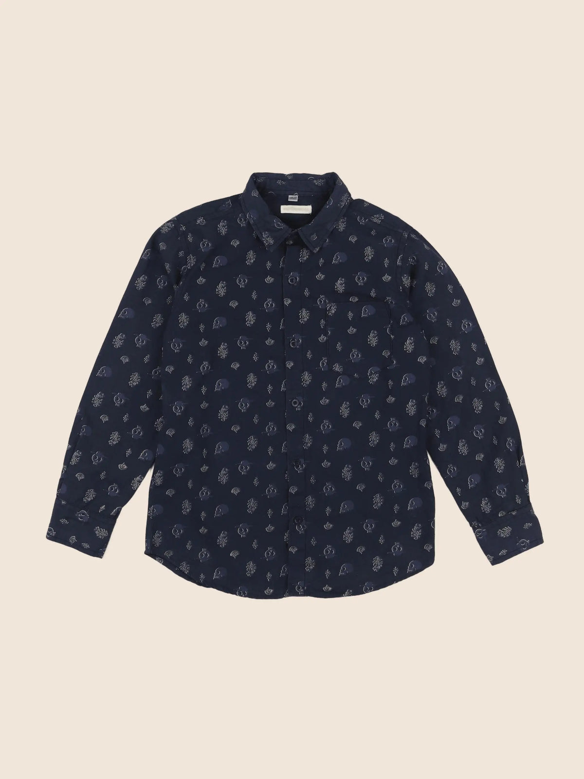 Vertbaudet - chemise gris - 10 ans