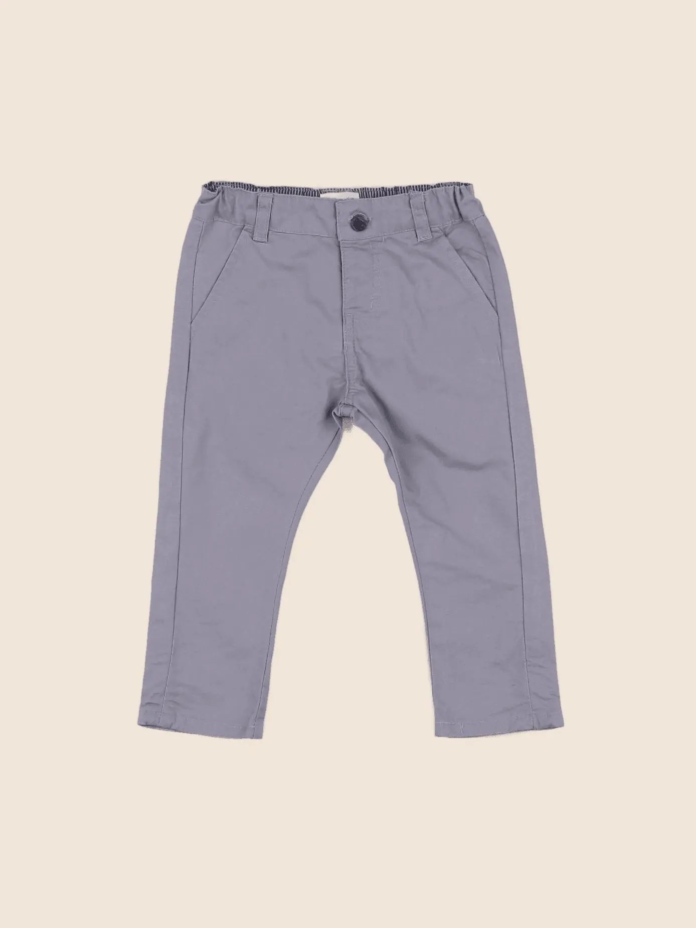 Vertbaudet - pantalon gris - 9 mois