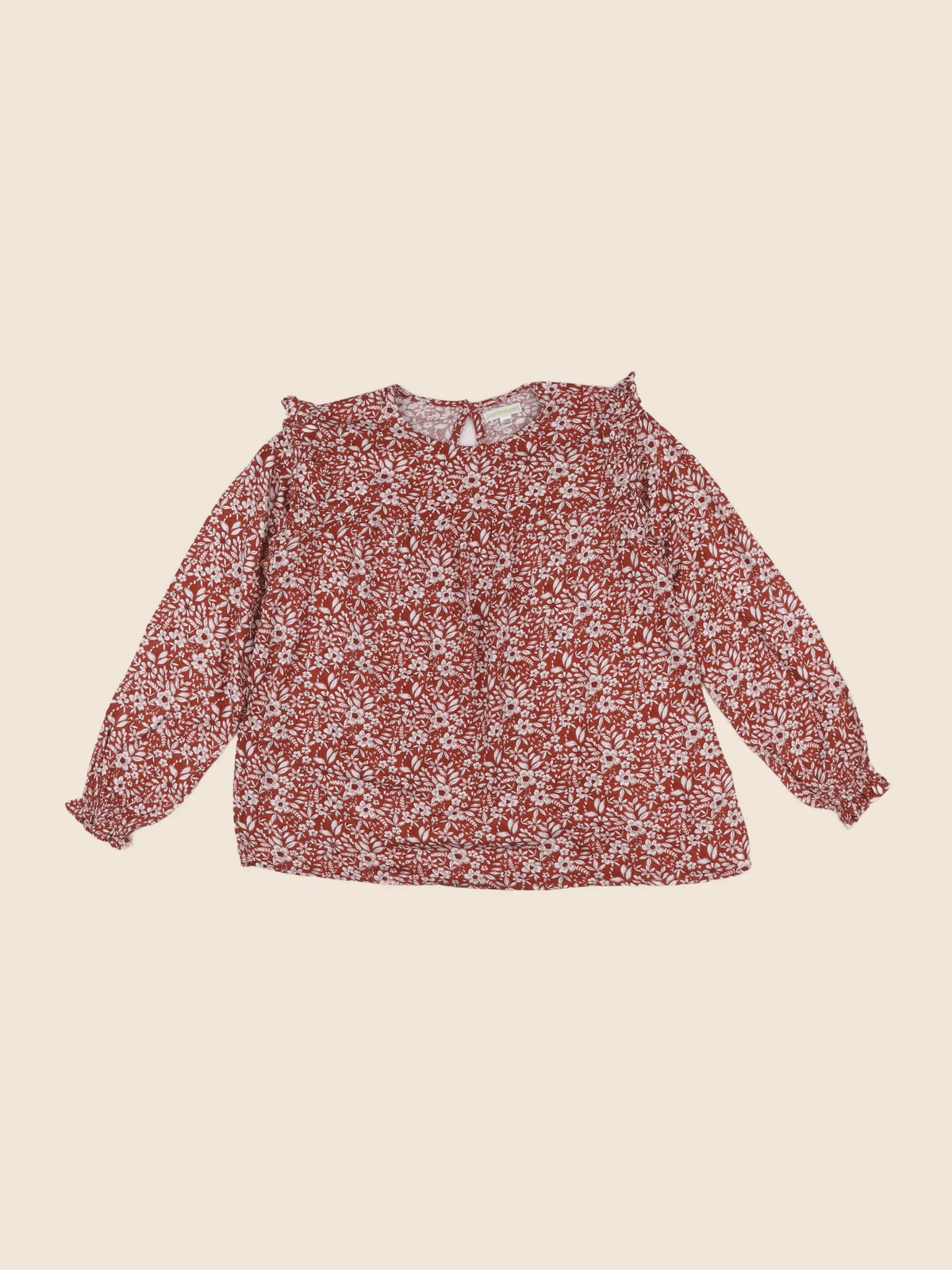 Vertbaudet - blouse rouge - 10 ans