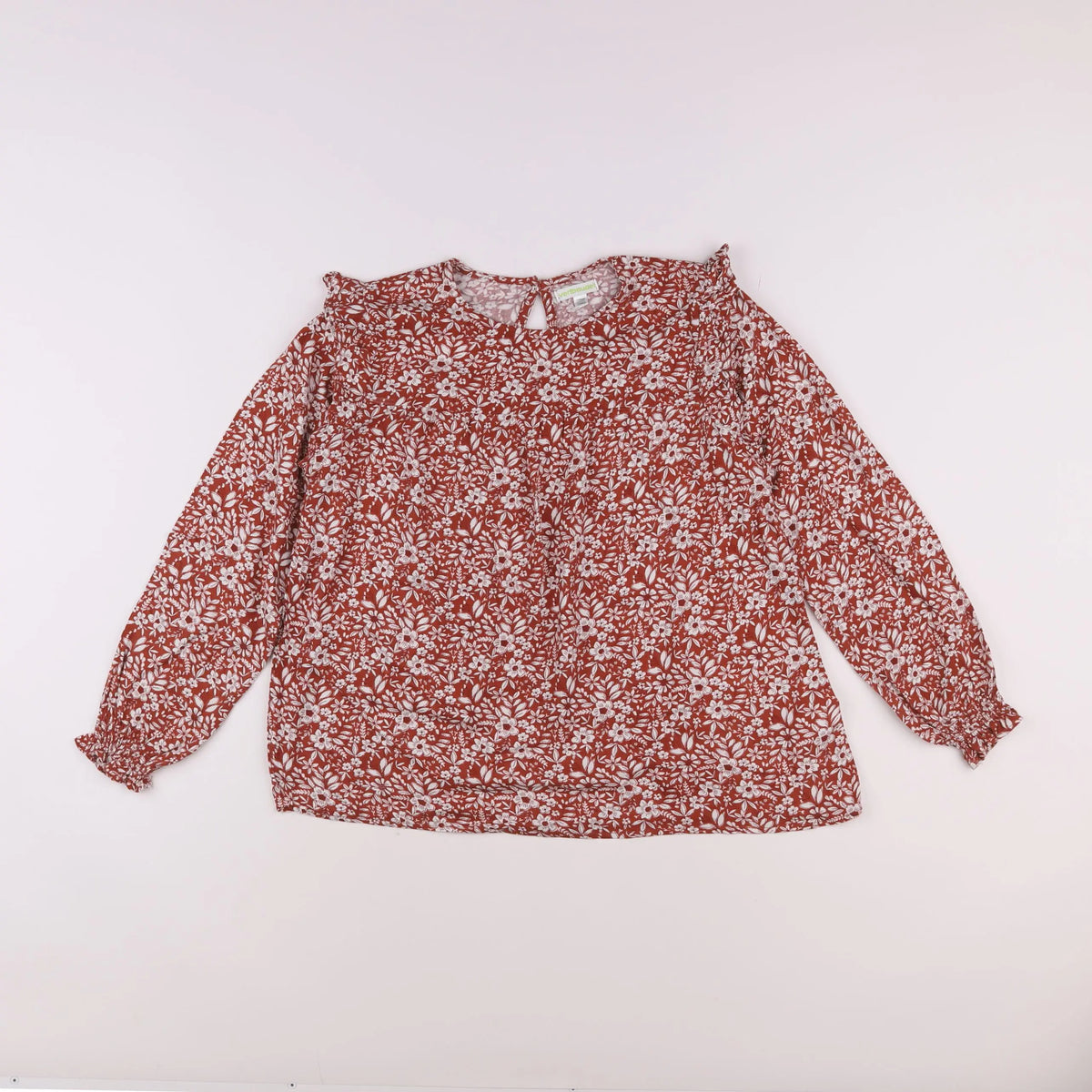 Vertbaudet - blouse rouge - 10 ans