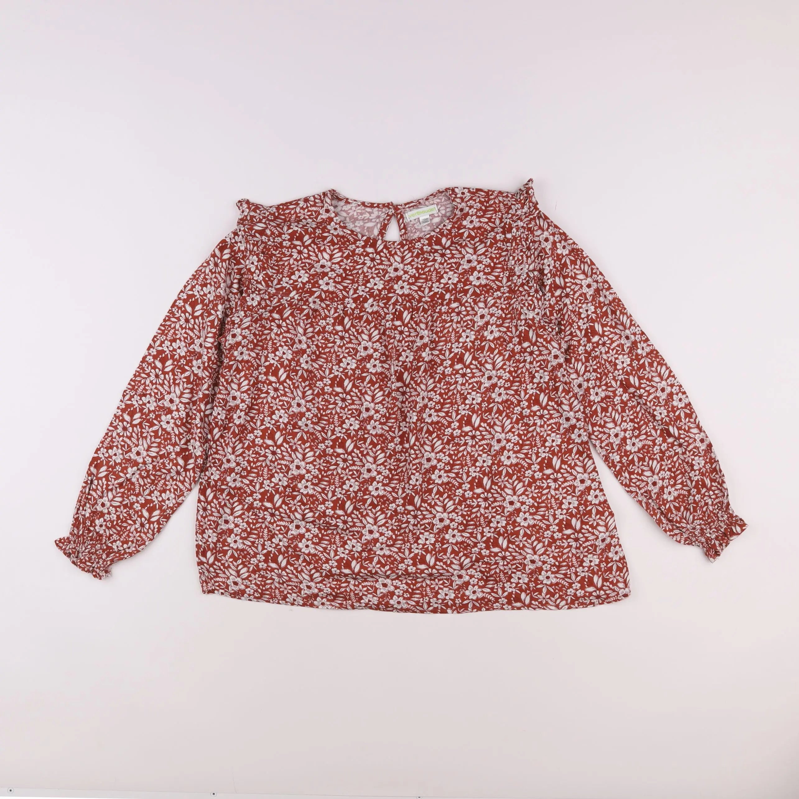 Vertbaudet - blouse rouge - 10 ans