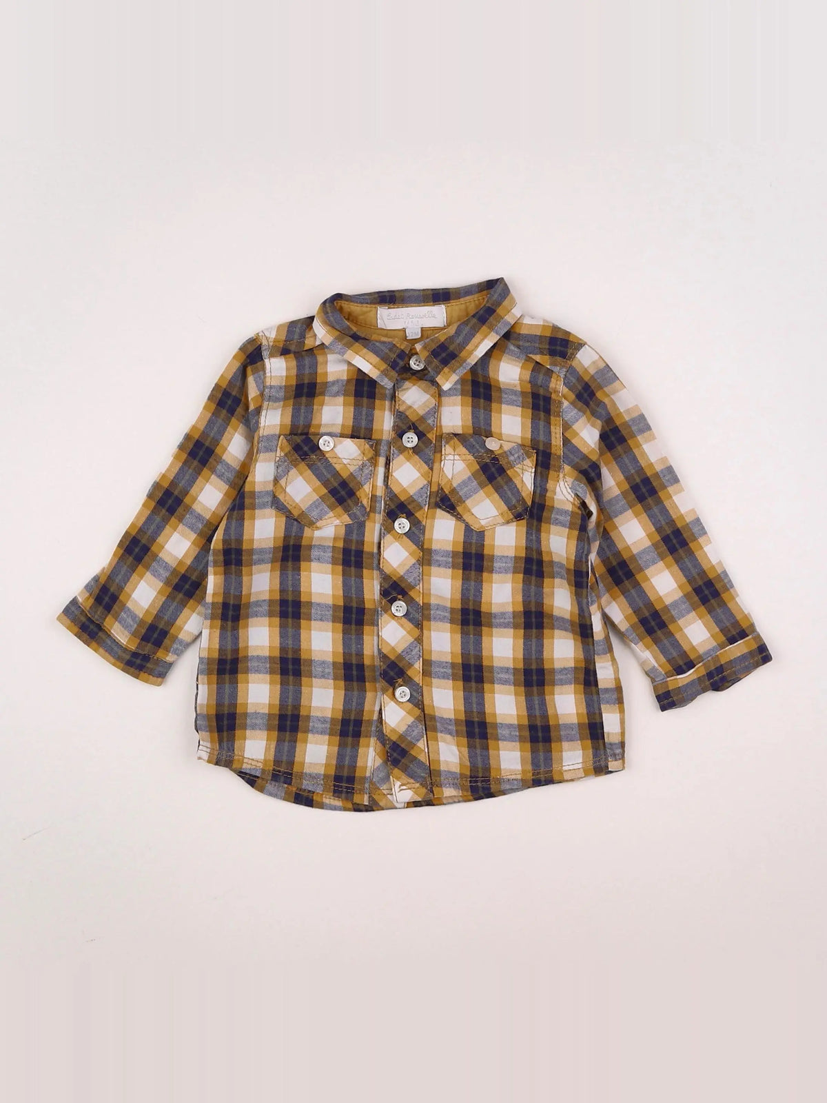 Cadet Rousselle - chemise jaune - 12 mois