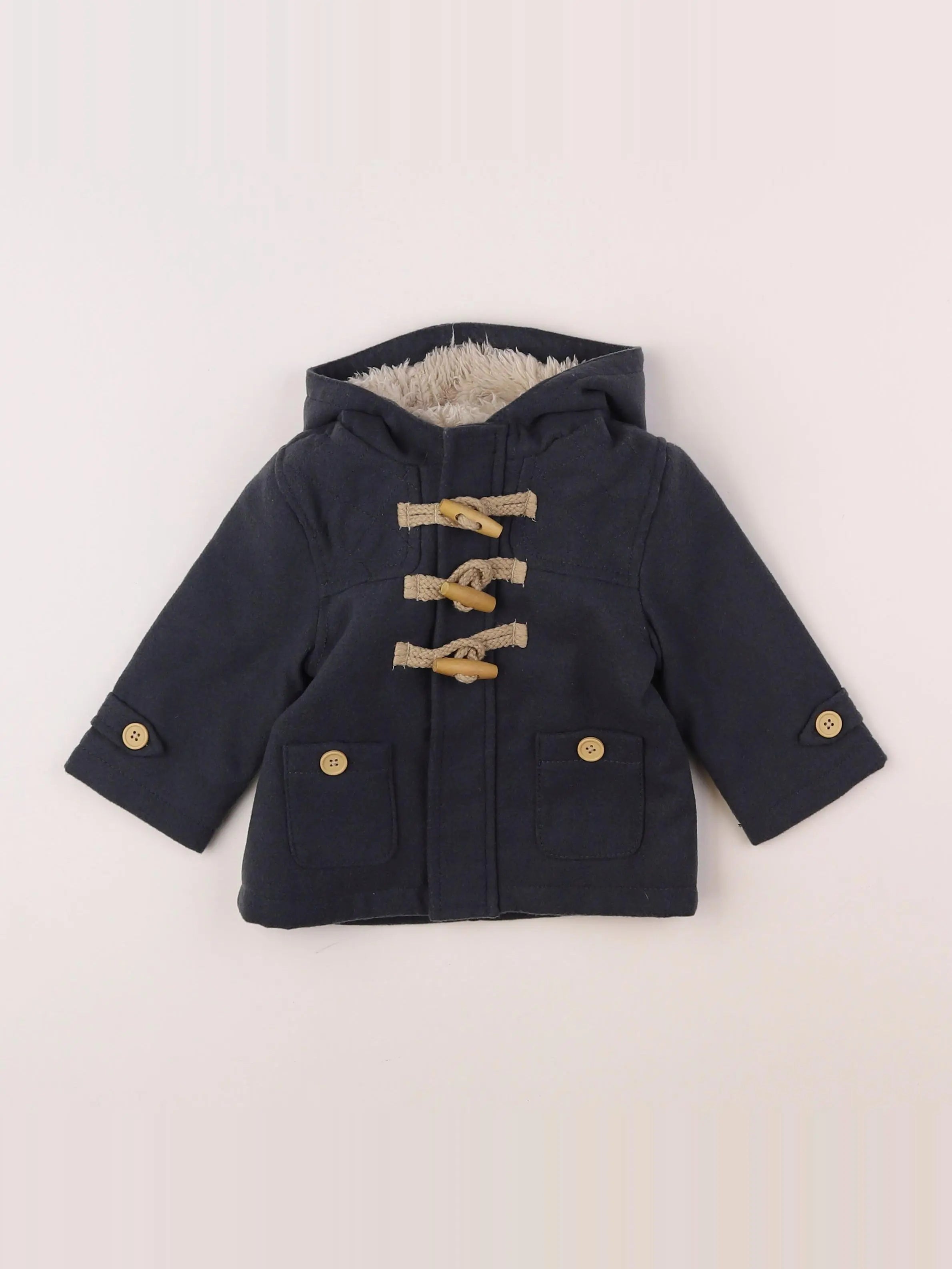 La Redoute - manteau bleu - 6 mois