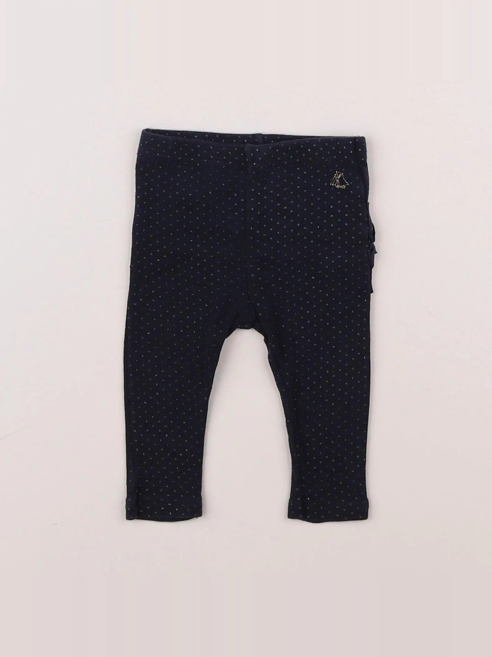 Petit Bateau - legging bleu - 6 mois
