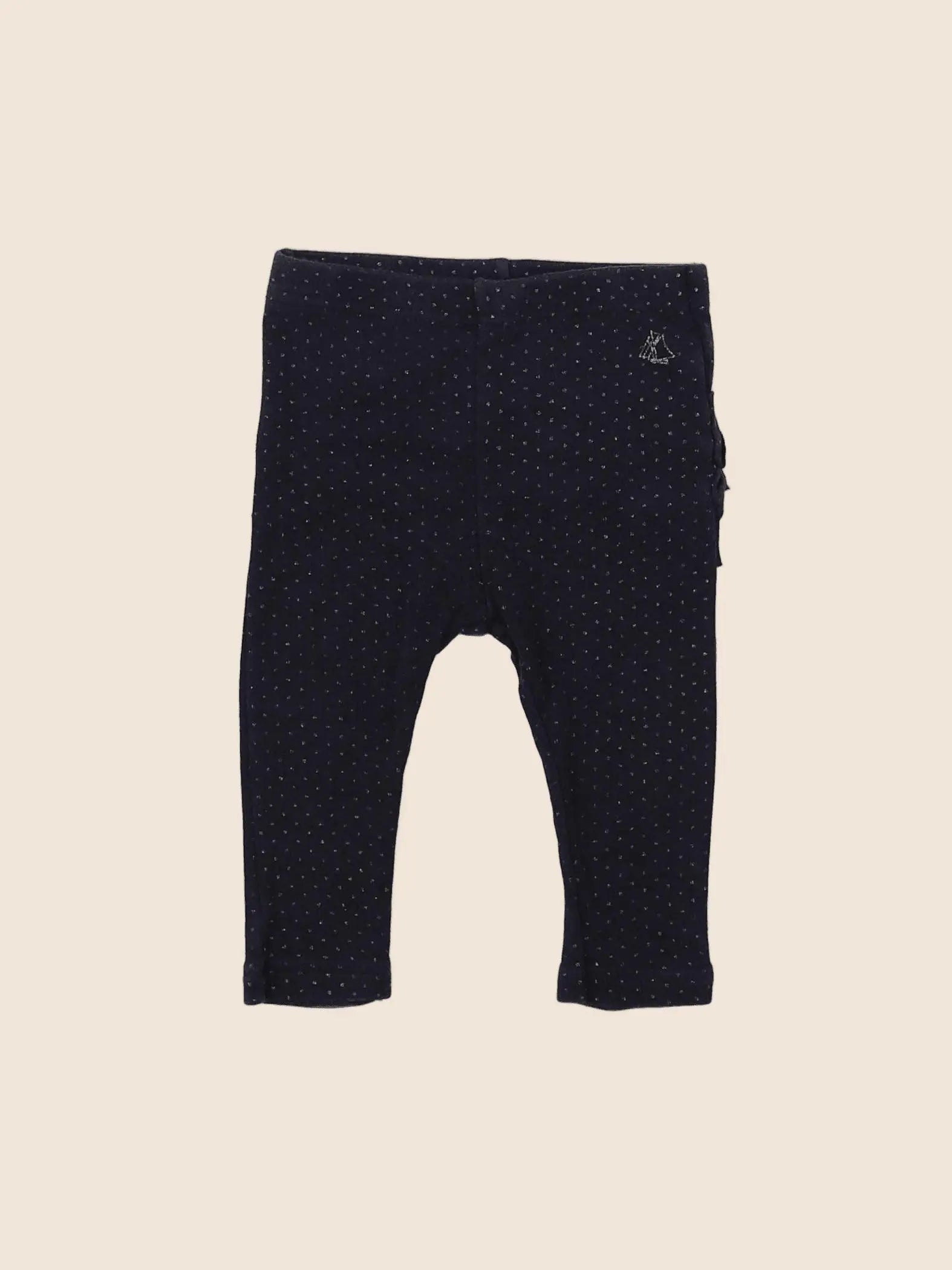 Petit Bateau - legging bleu - 6 mois