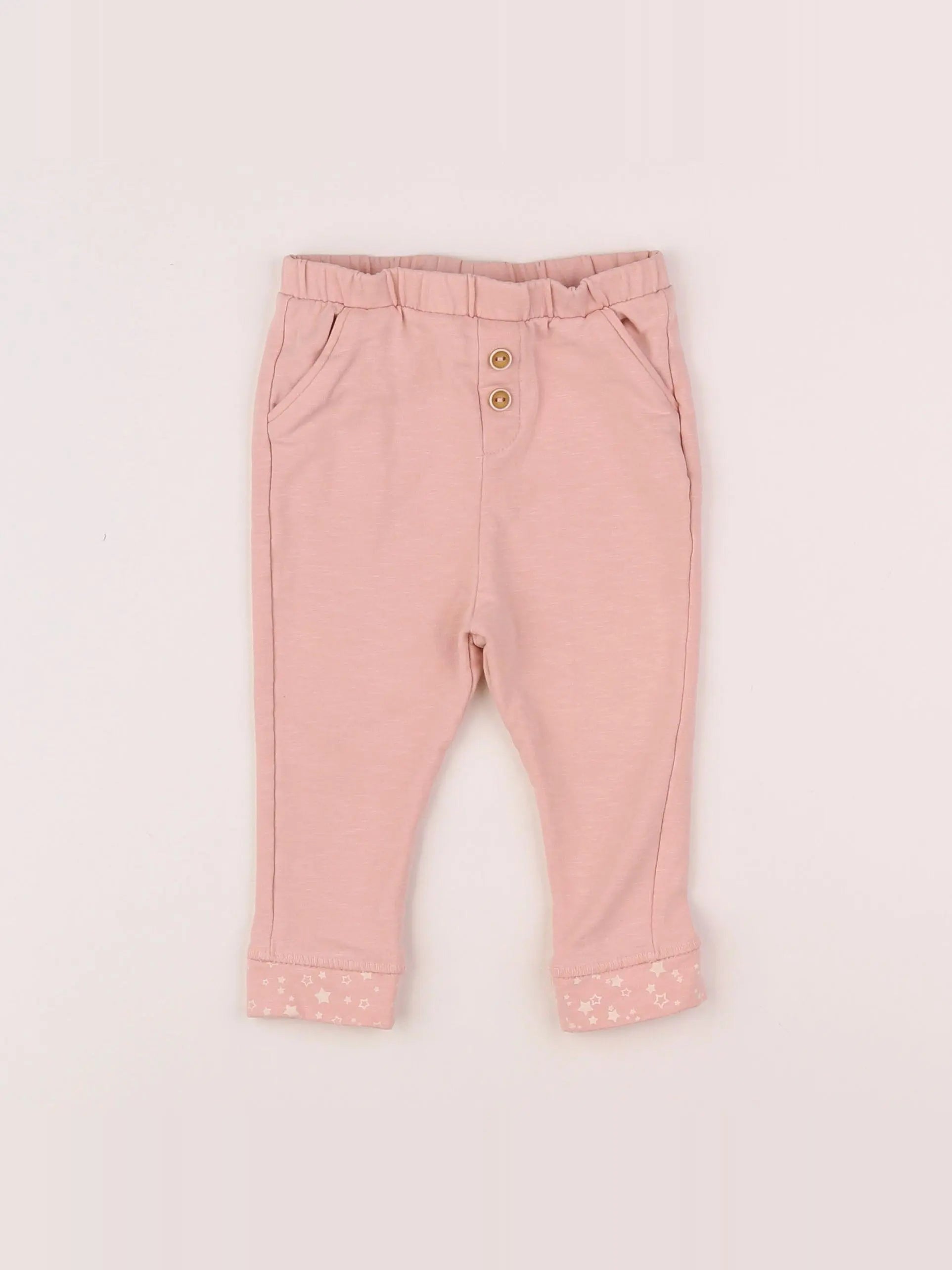 Zara - jegging rose - 9/12 mois